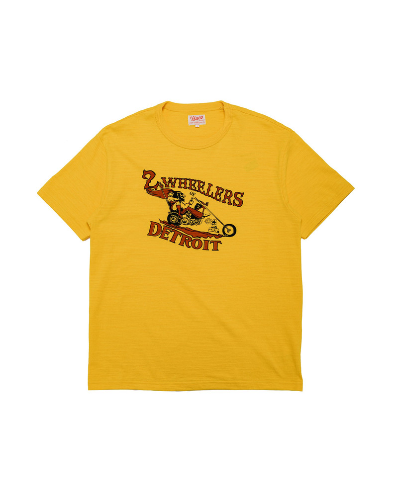 BC26009 Athletic T-Shirt / 2-Wheelers of Detroit Yellow 1