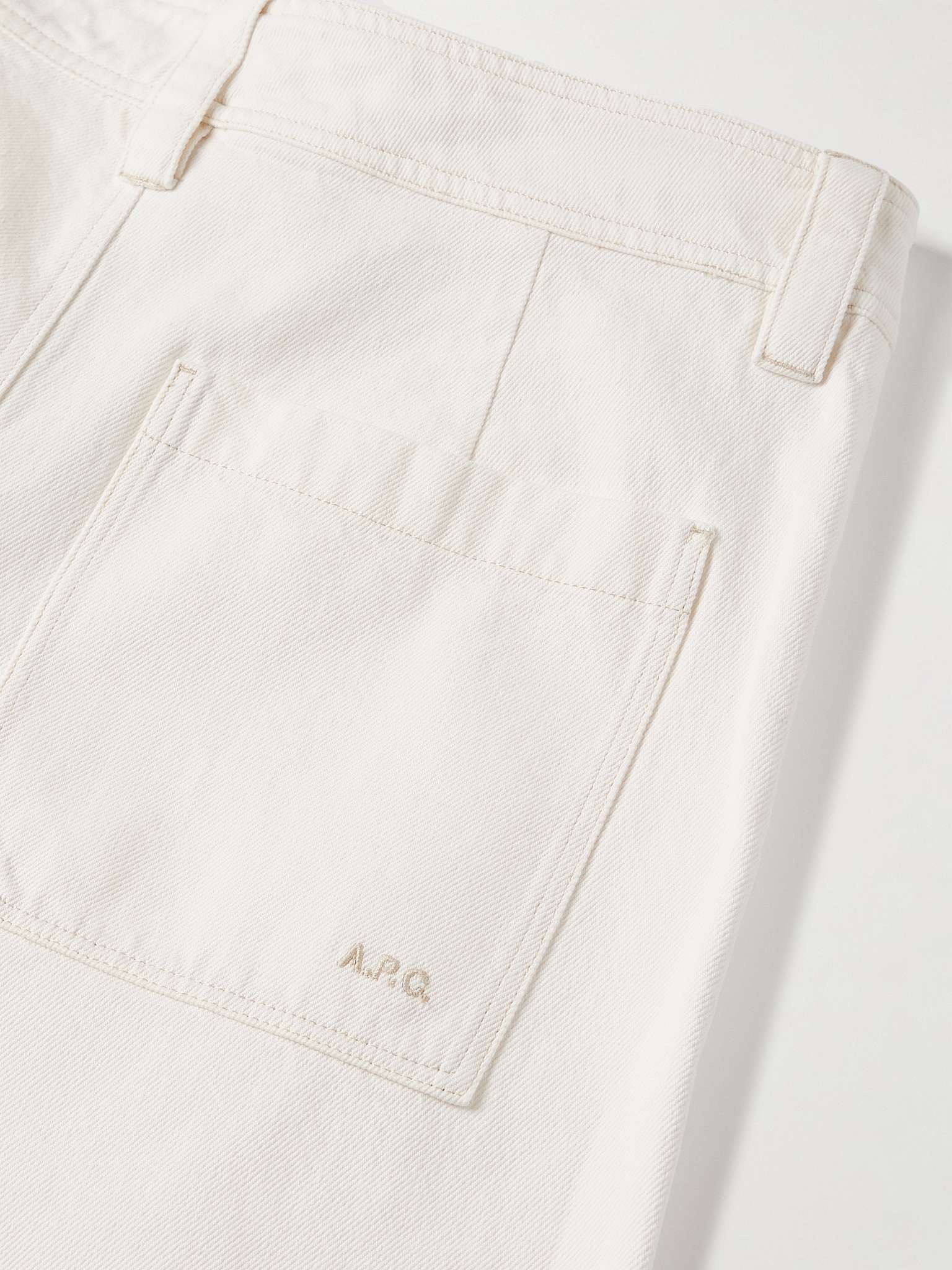 Gustav Straight-Leg Organic Cotton-Twill Trousers - 5