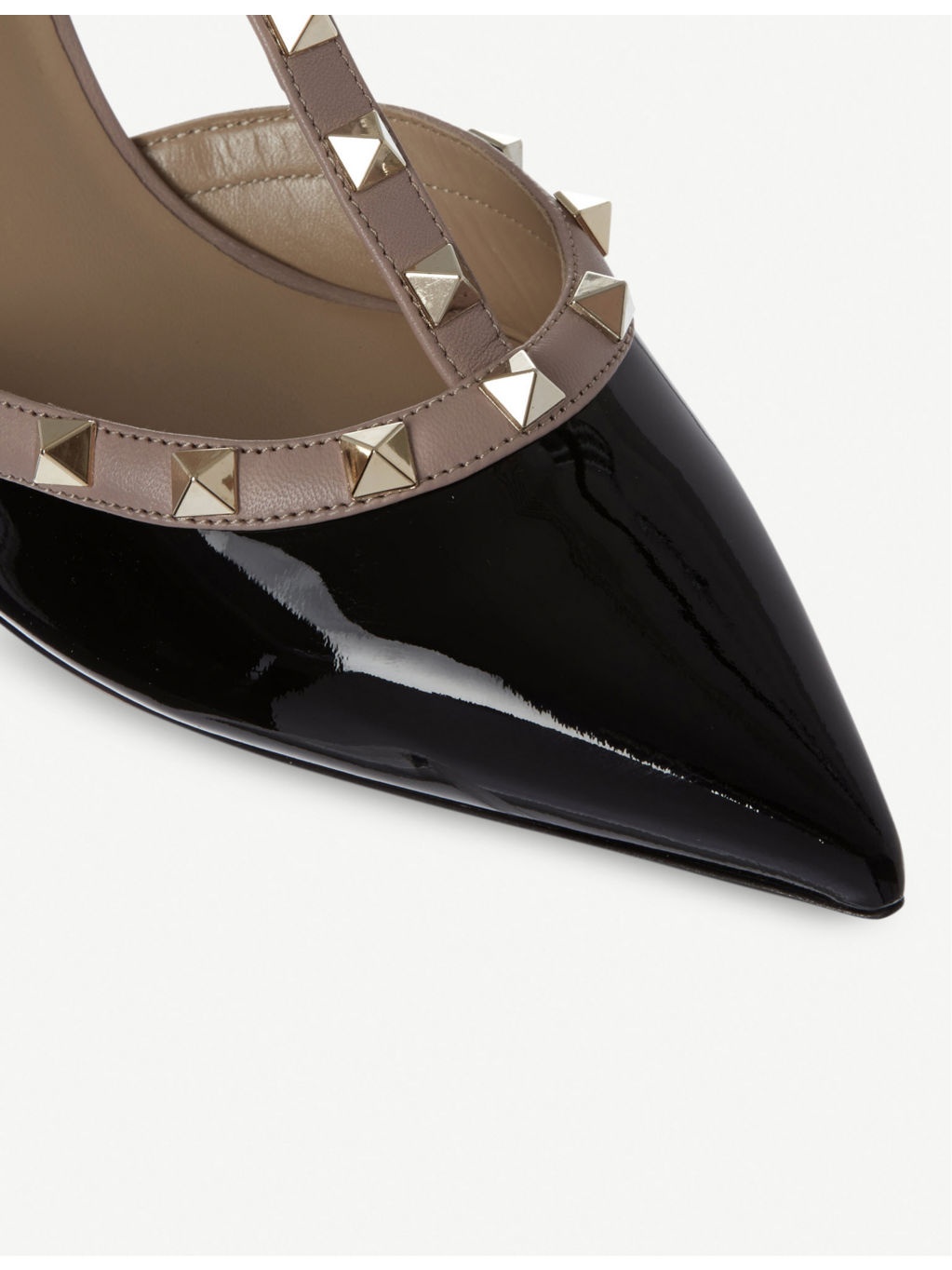 So Noir 65 patent-leather heeled sandals - 5