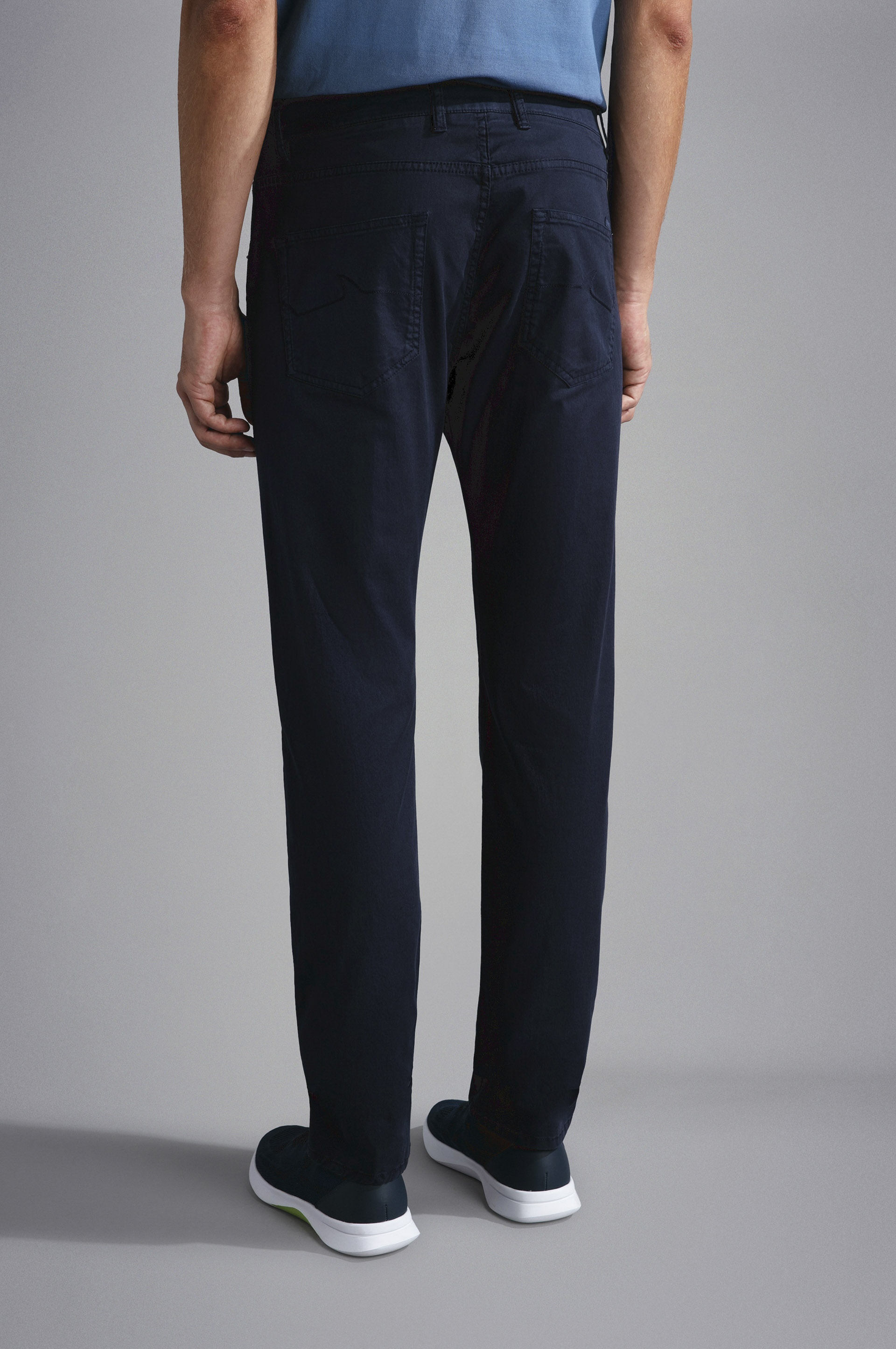 CHINO TENCEL COTTON STRETCH 5 POCKETS TROUSERS - 3