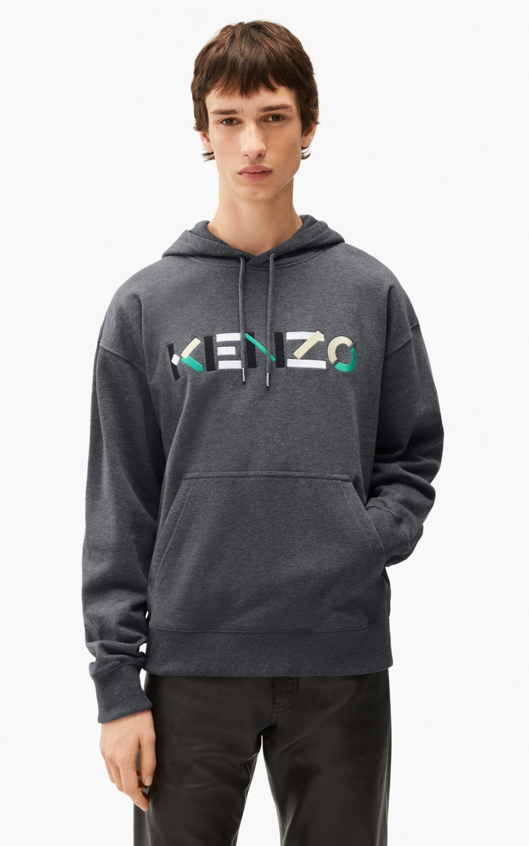 KENZO Logo oversized hooded sweatshirt - 2