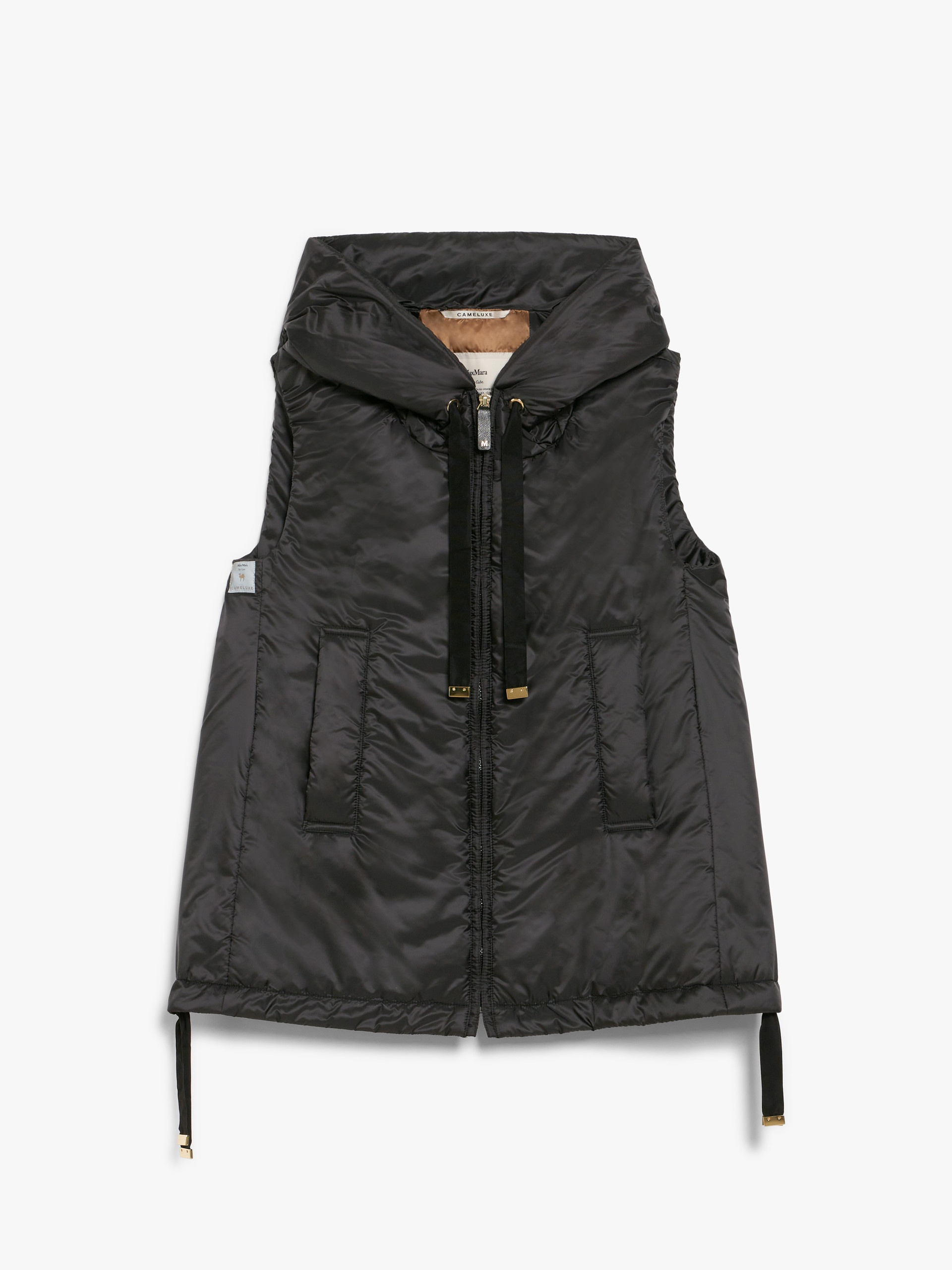 GREENGO Water-repellent canvas hooded gilet - 1
