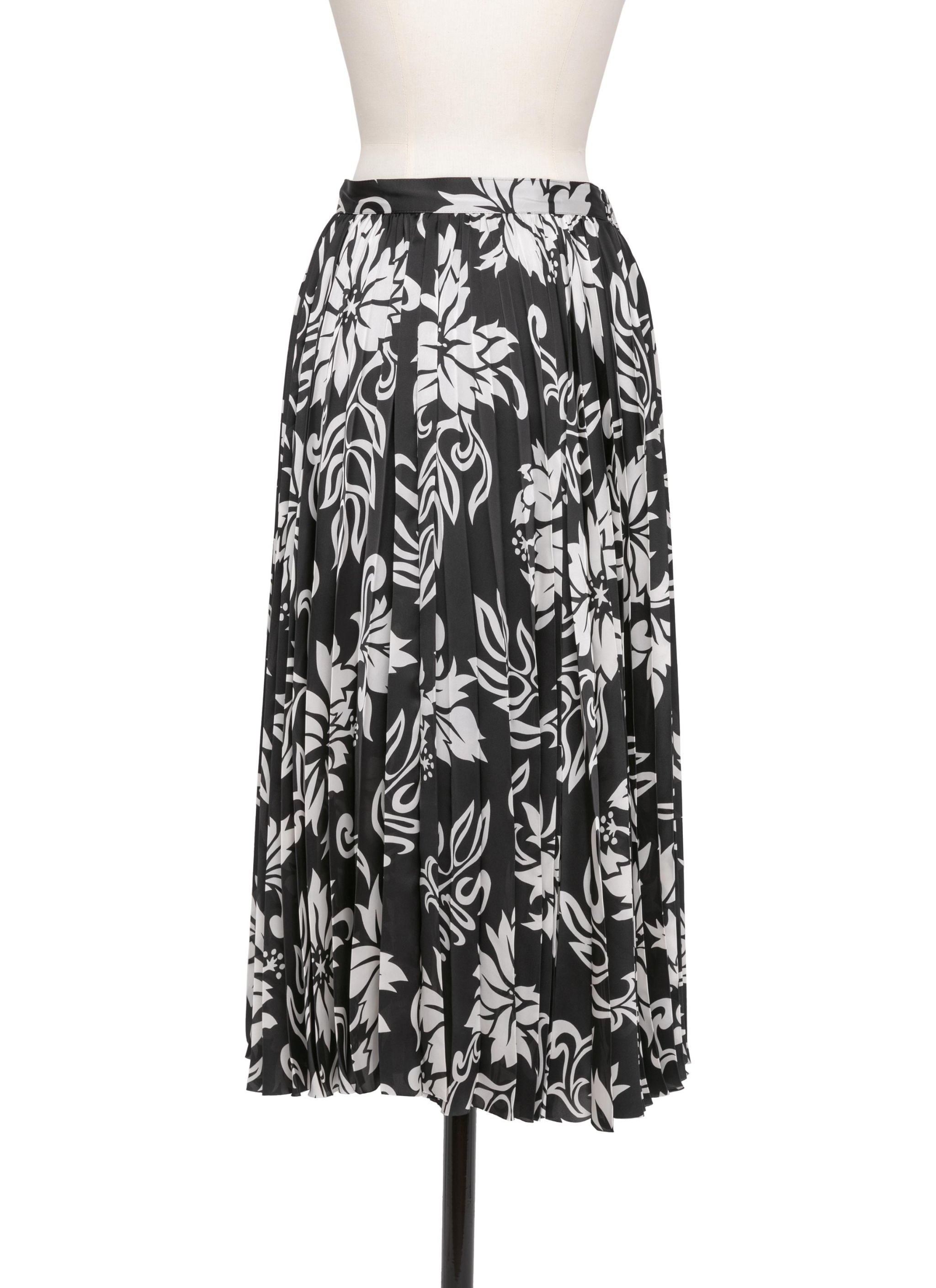 Floral Print Skirt - 4