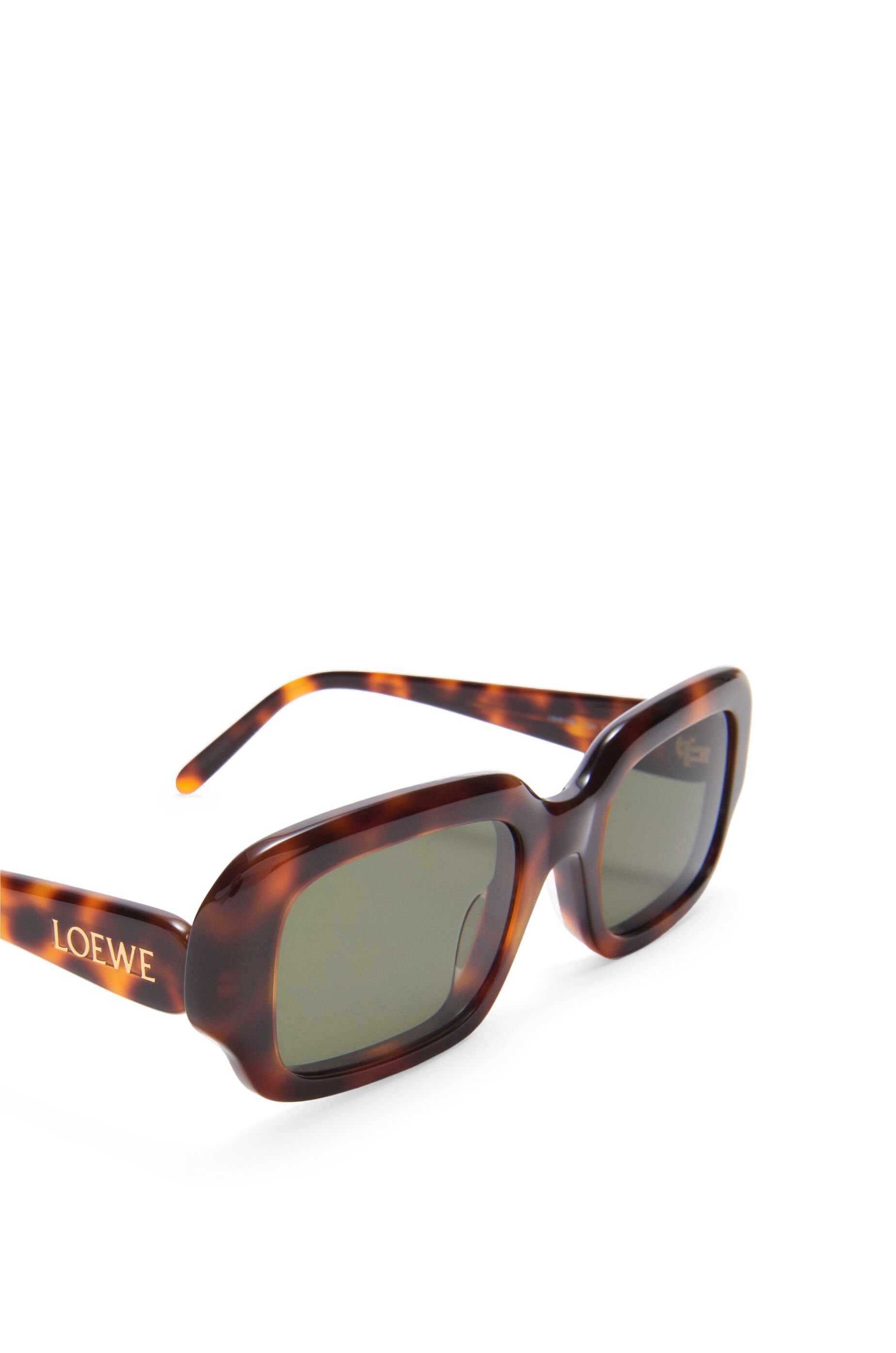 【LOEWE】RECTANGULAR SLIM SUNGLASSES Rectangular Slim sunglasses Black - LOEWE