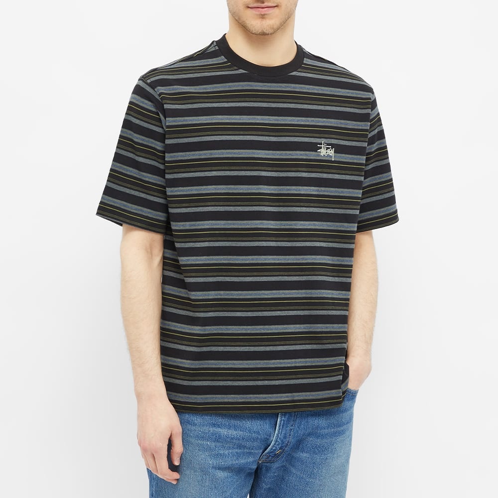 Stussy Heather Stripe Tee - 3