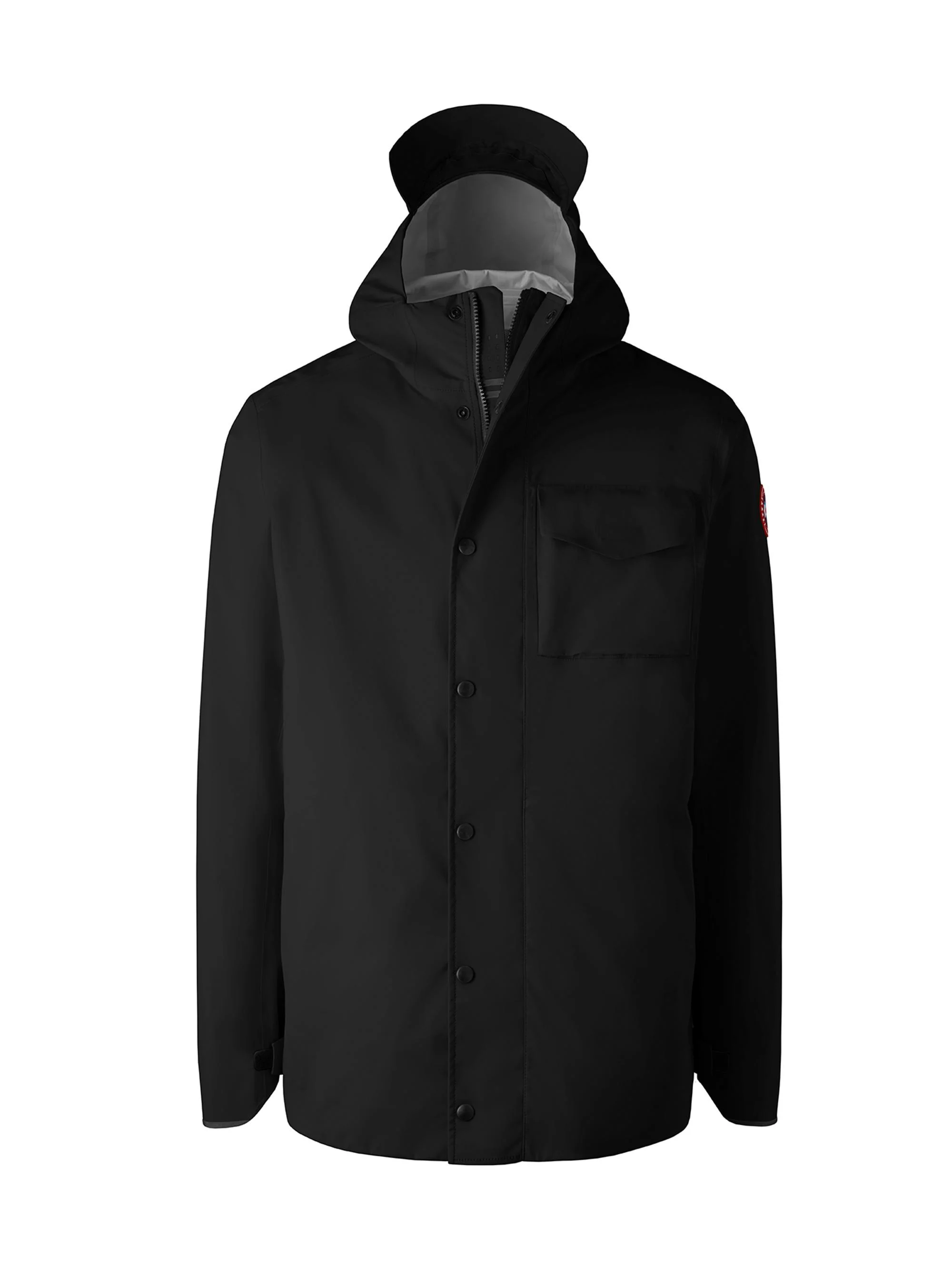 Men's Nanaimo Waterproof Rain Jacket - Black - 1