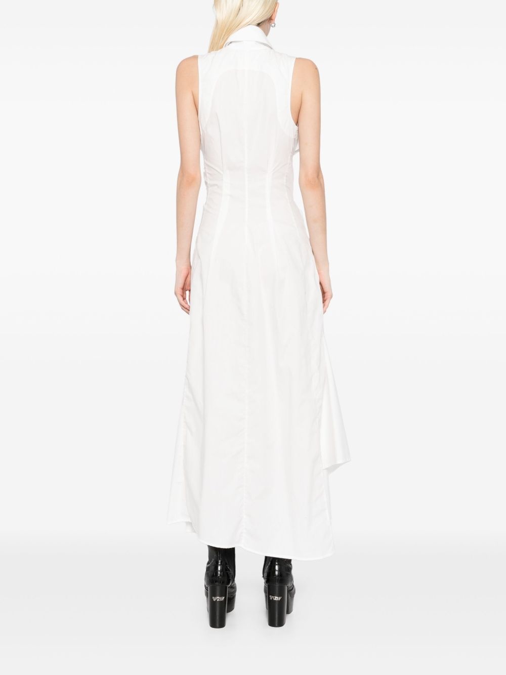 asymmertic shirt dress - 4