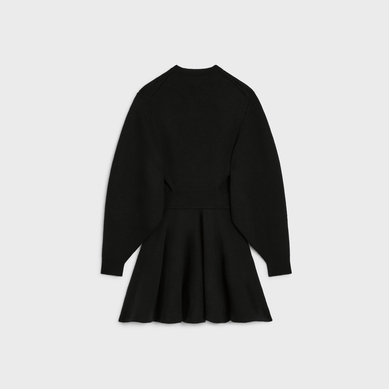 CELINE mini dress IN wool outlook