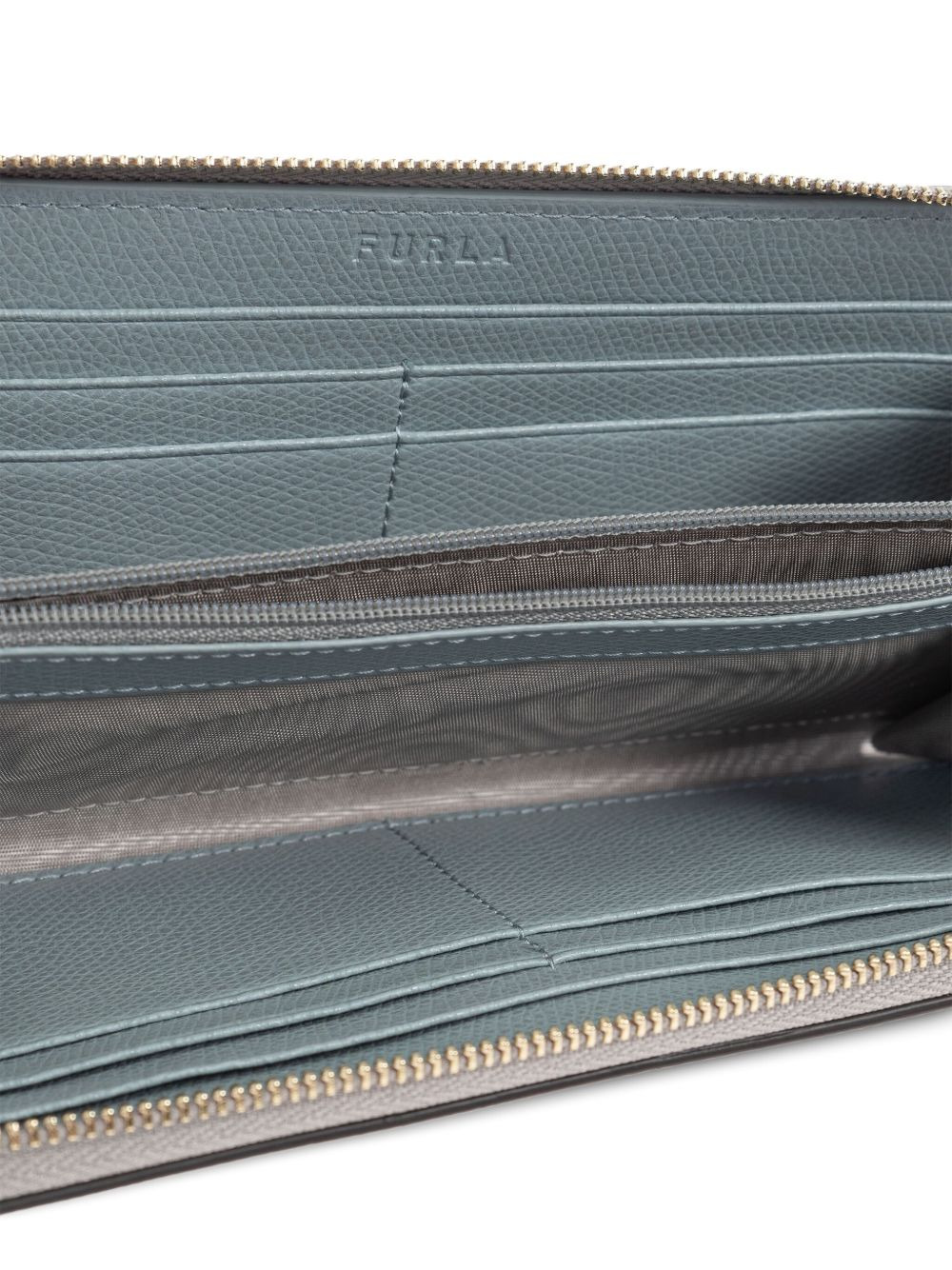 zip-around leather wallet - 4