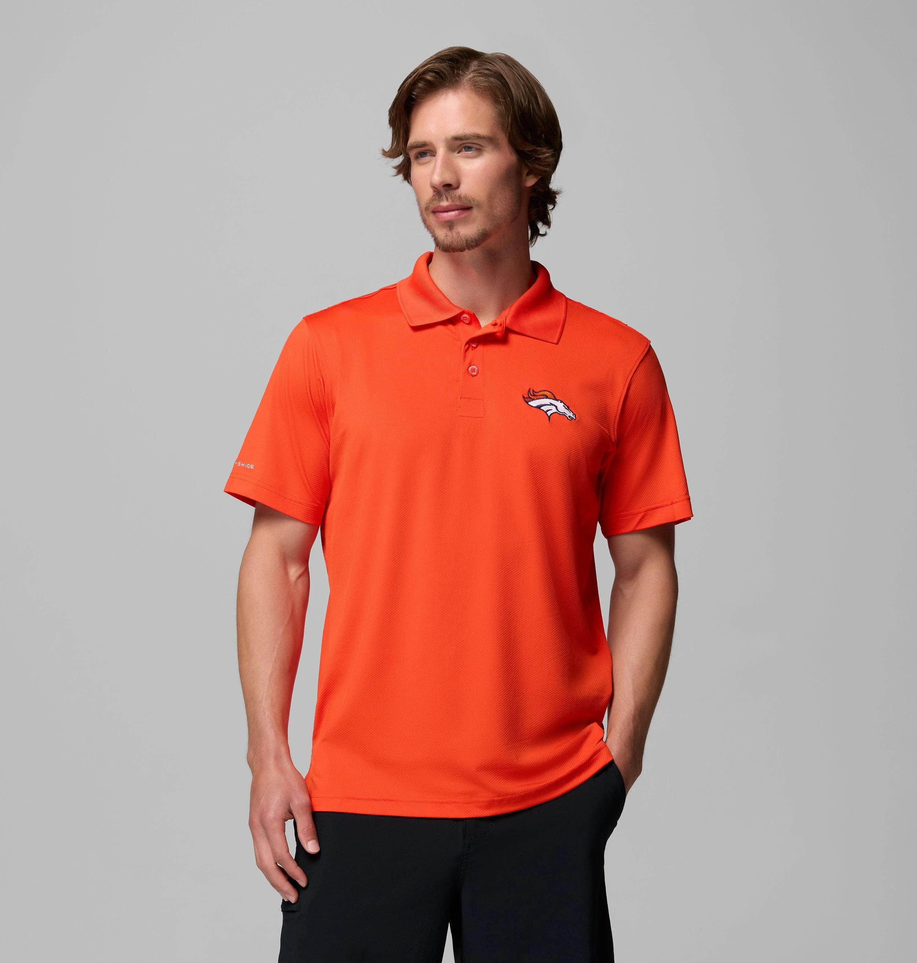 Men's PFG Low Drag Offshore Polo - Denver Broncos - 1