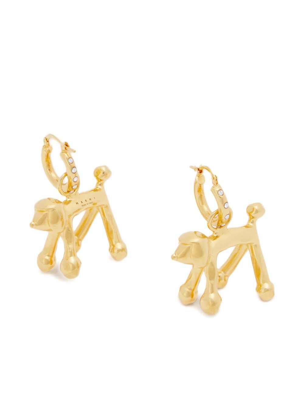 dog-motif earrings - 4