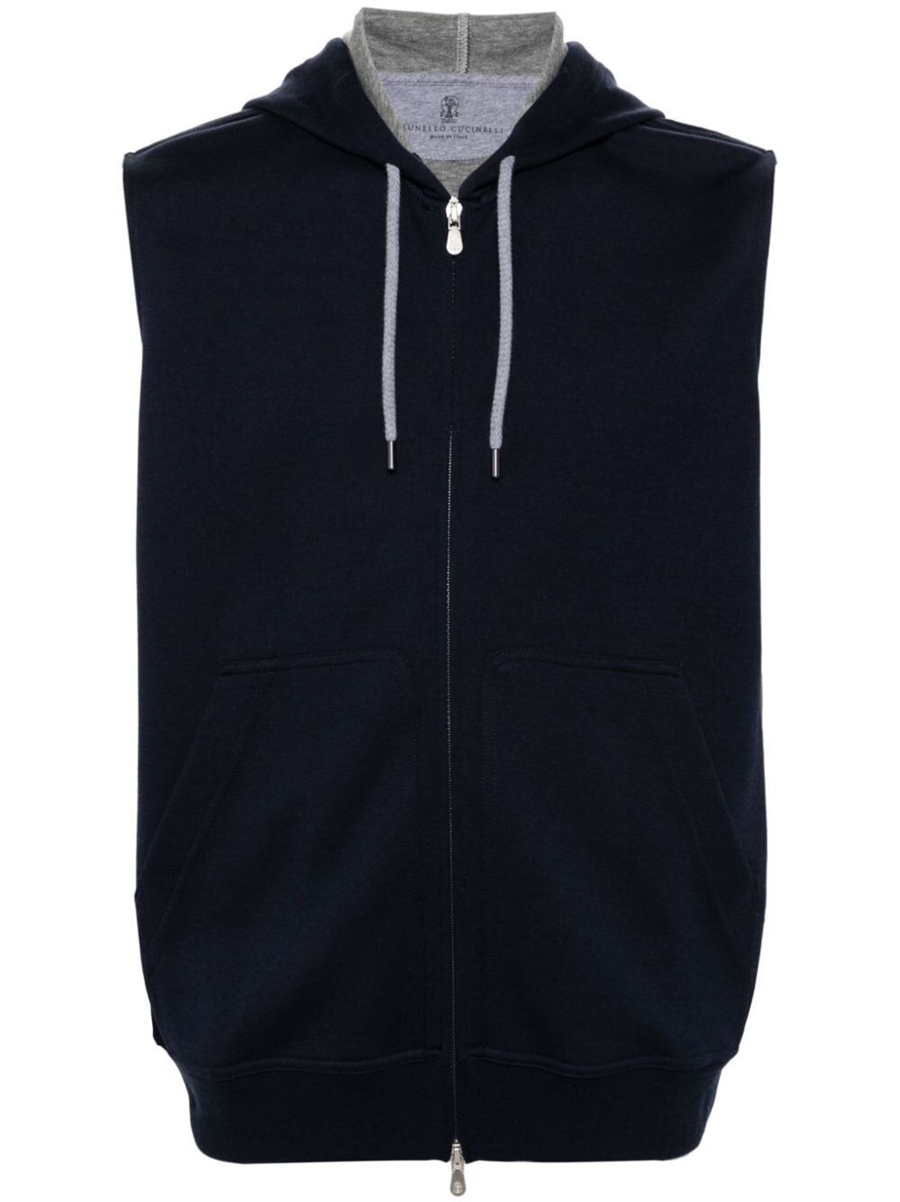 パーカー・フーディ Brunello Cucinelli Sleeveless Cardigan Sweatshirt Brunello Cucinelli Sleeveless Cardigan Sweatshirt