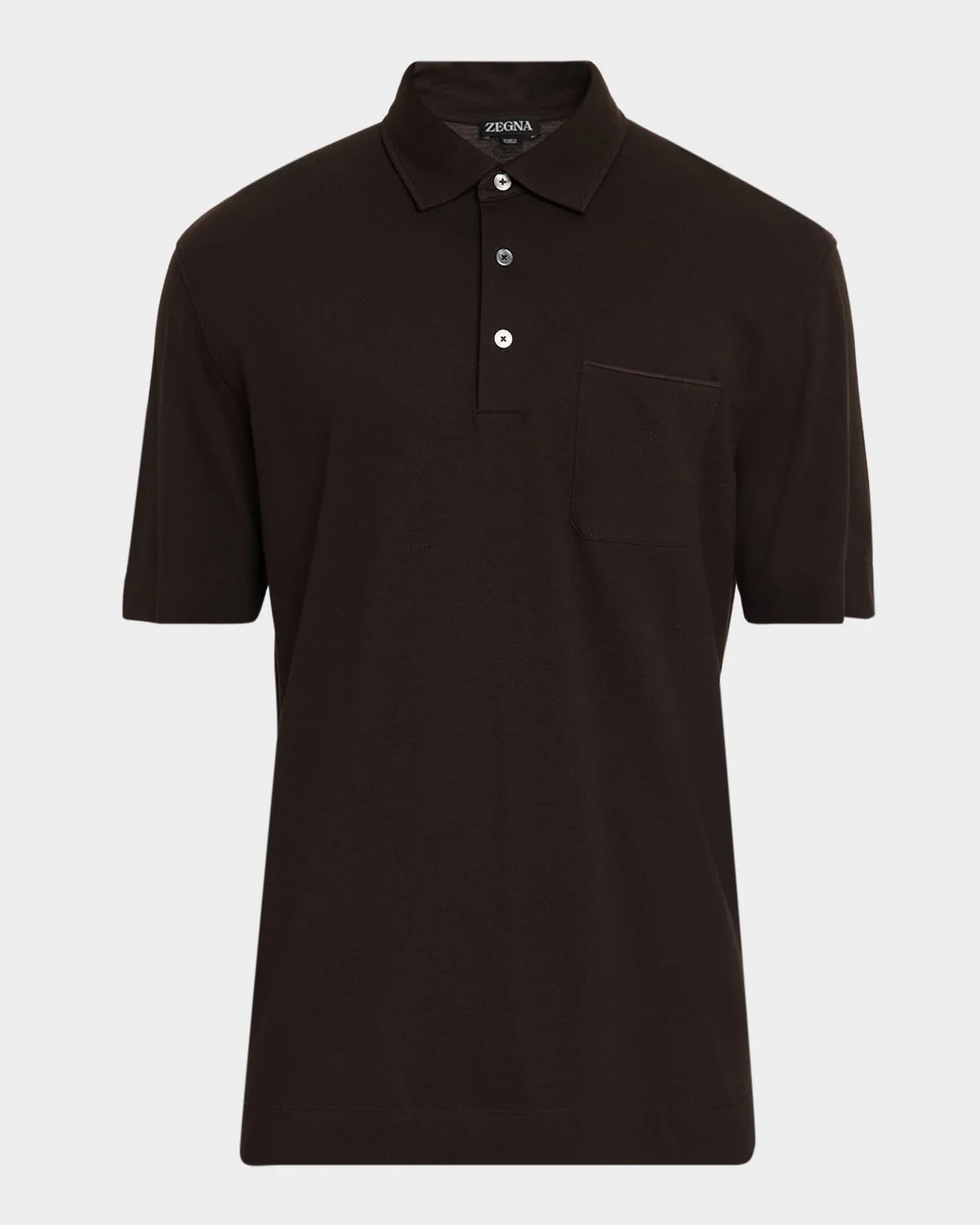Men's Cotton Piquet Short-Sleeve Polo Shirt - 1
