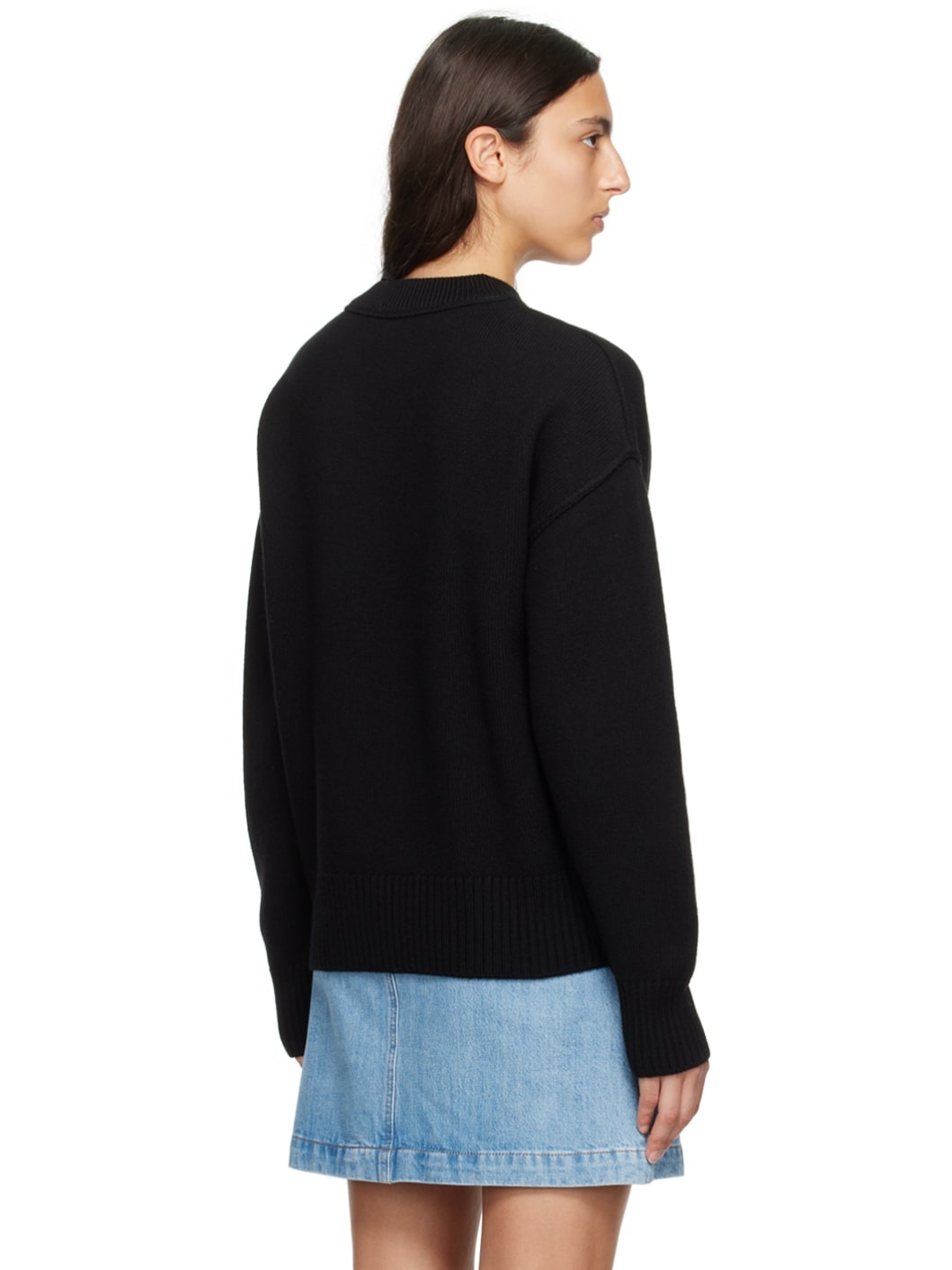 Black Ami de Cœur Sweater - 3