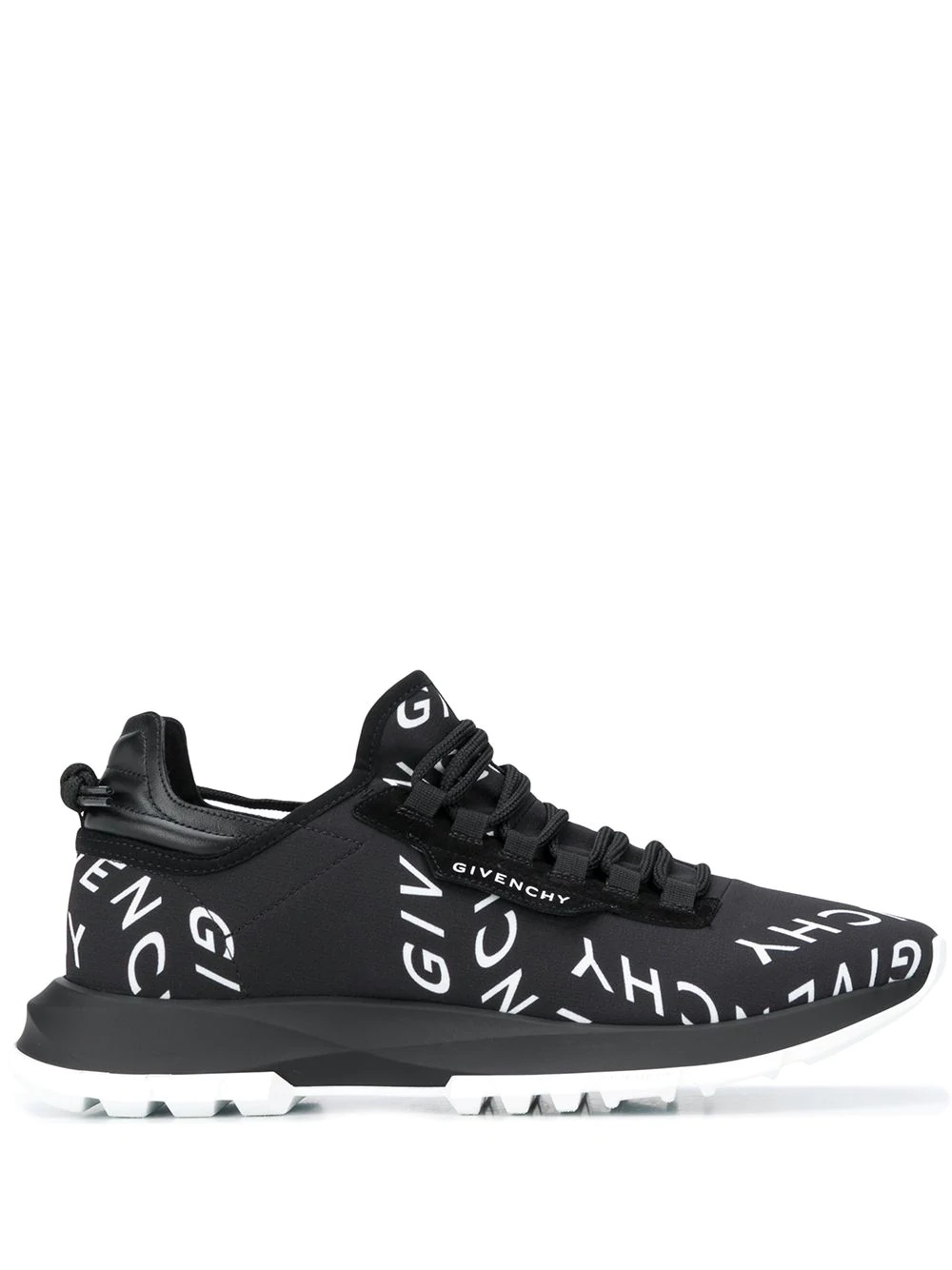 logo-print low-top sneakers - 1