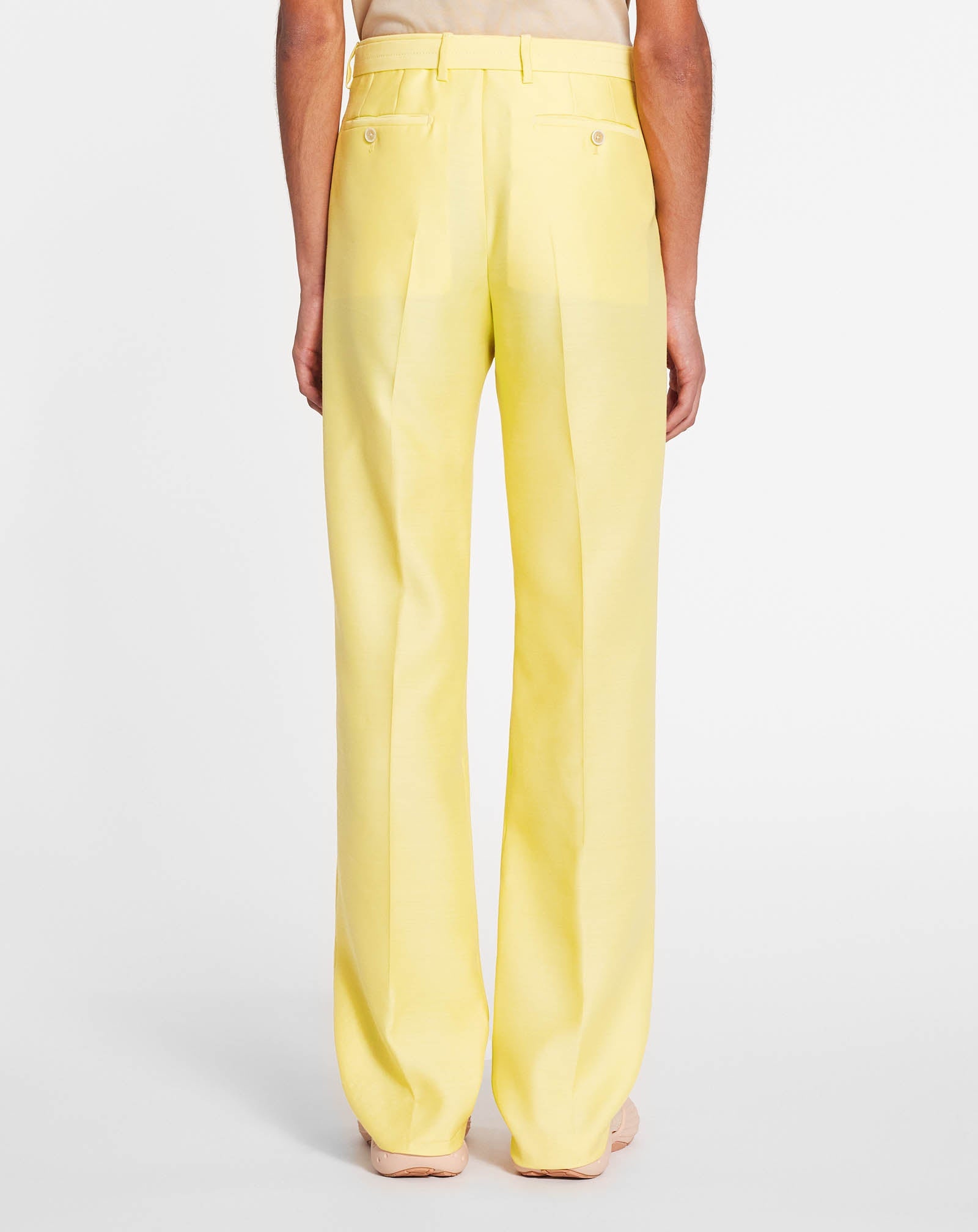 STRAIGHT-LEG PANTS WITH BELT - 4