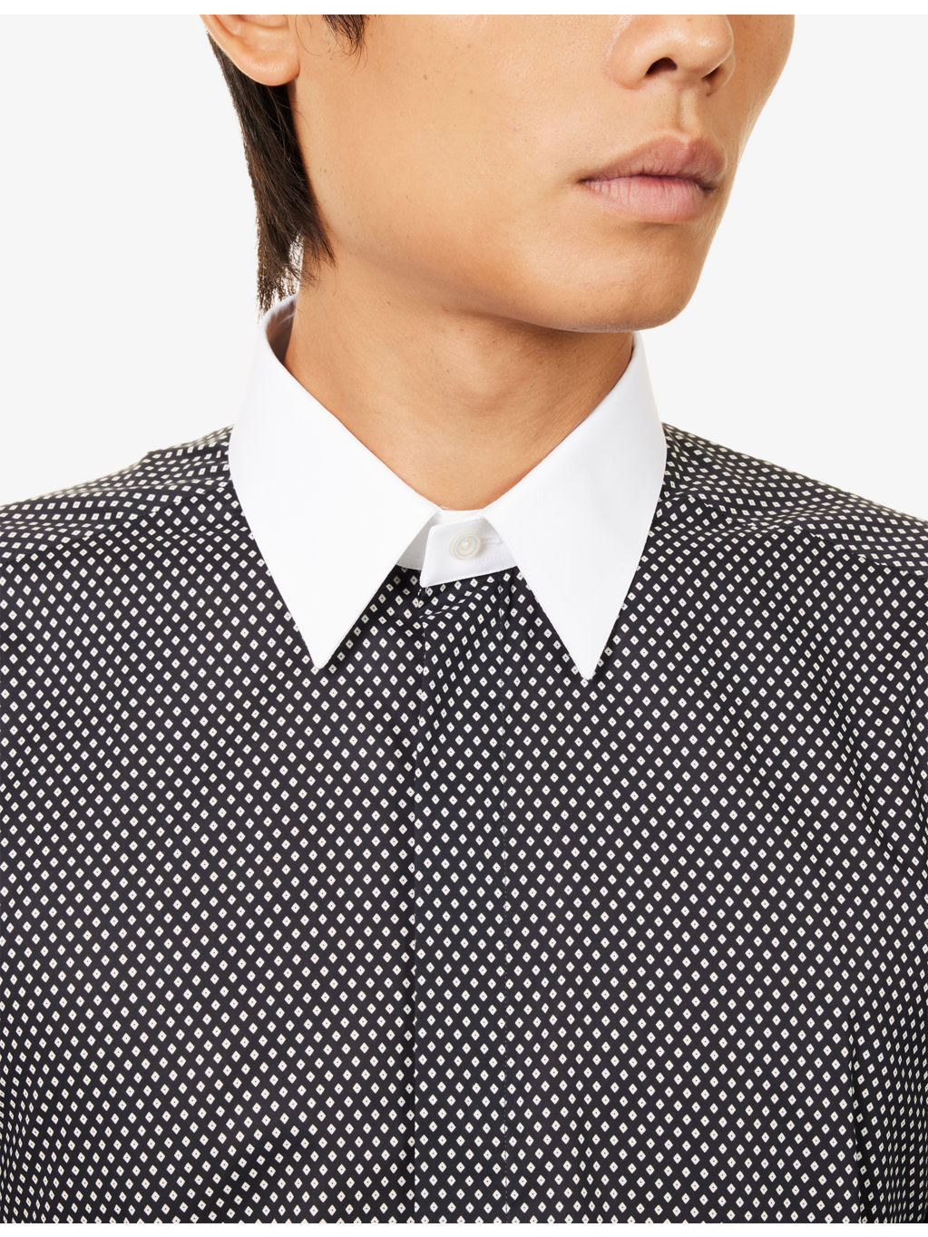Classic Printed Long-Sleeve Cotton Shirt - 6