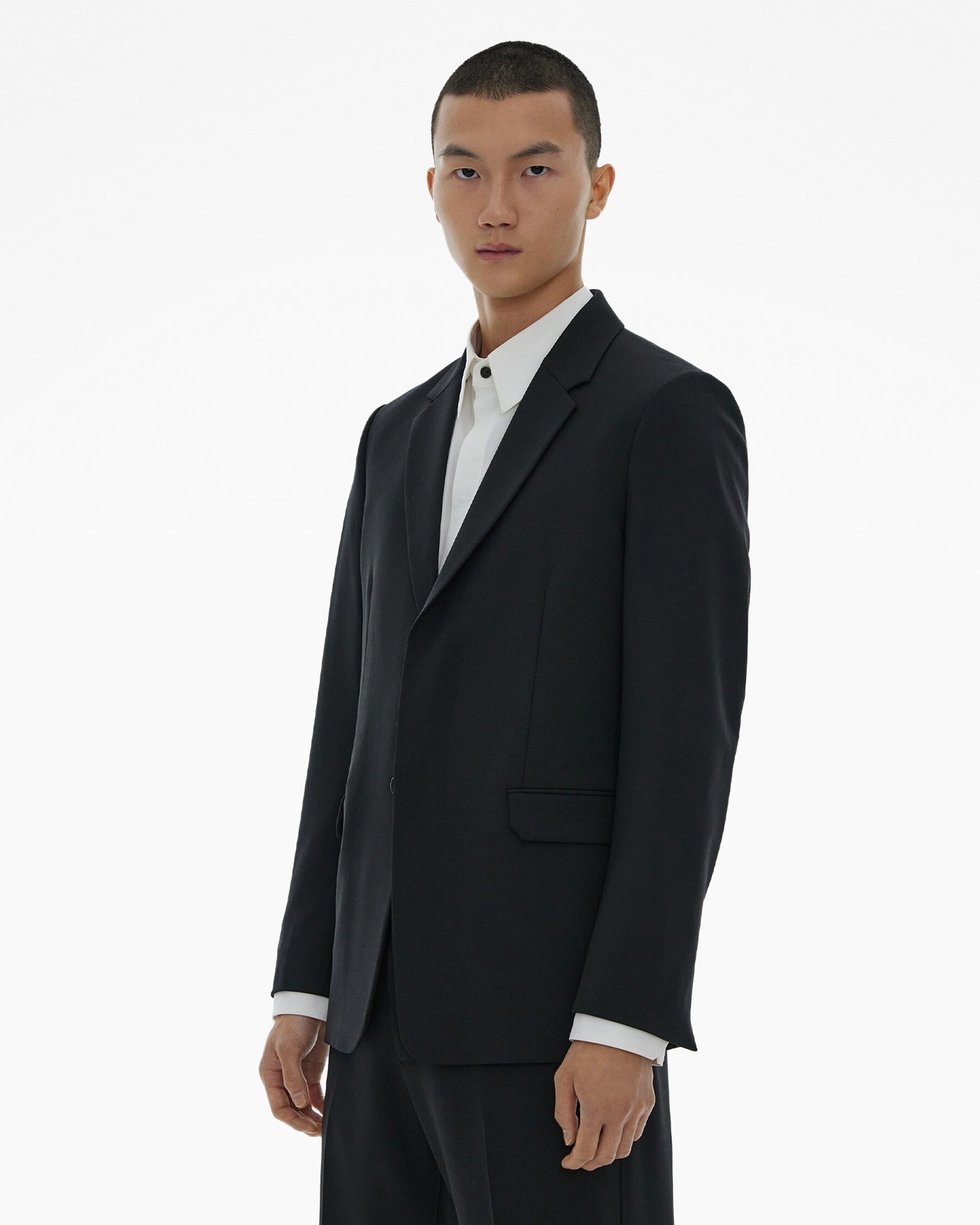 STRETCH WOOL BLAZER - 5