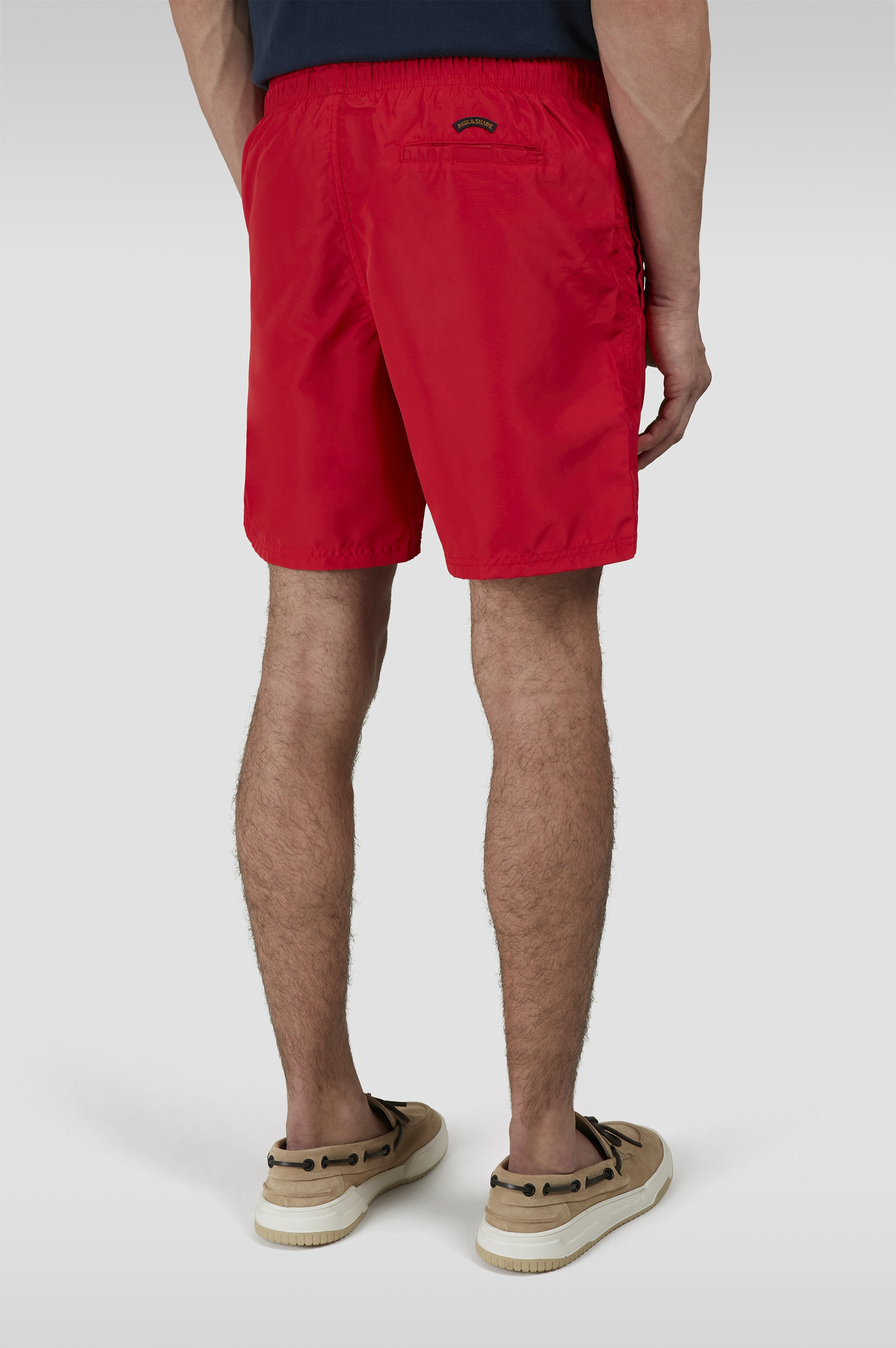 SWIM SHORTS WITH REFLECTIVE LOGO PRINT - 3