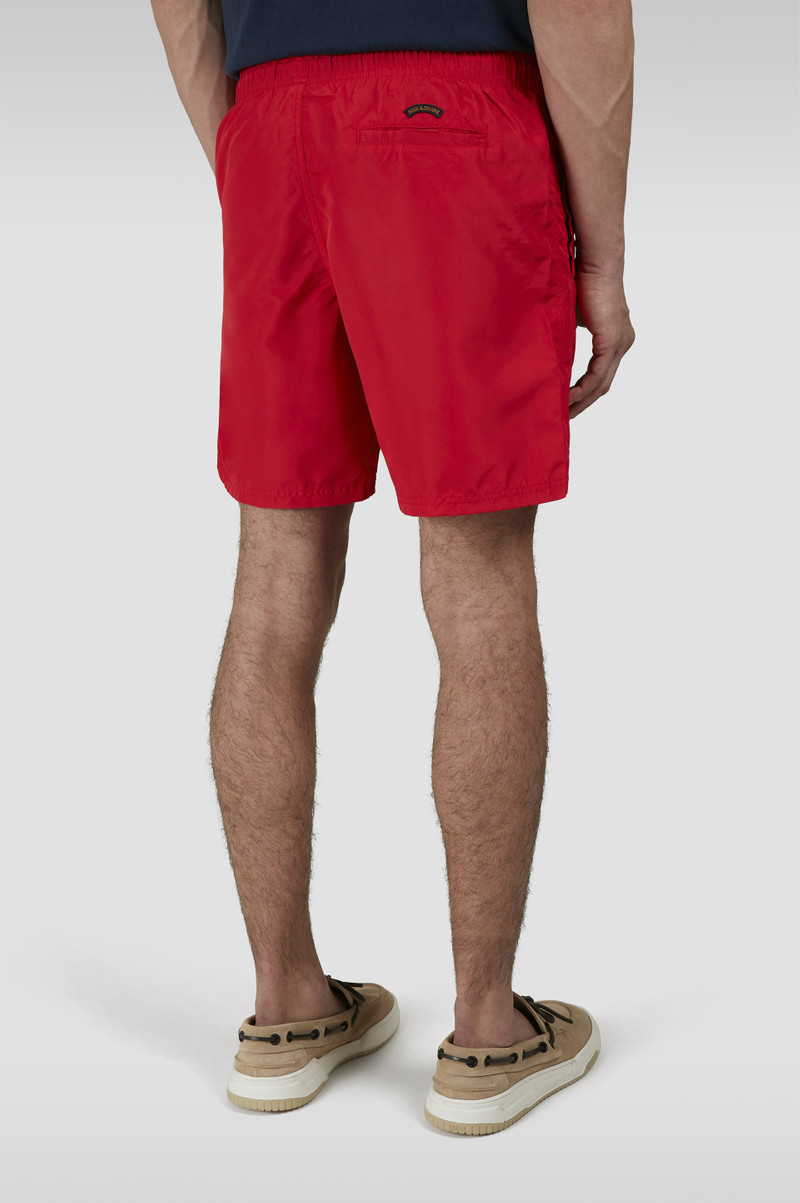 SWIM SHORTS WITH REFLECTIVE LOGO PRINT 3