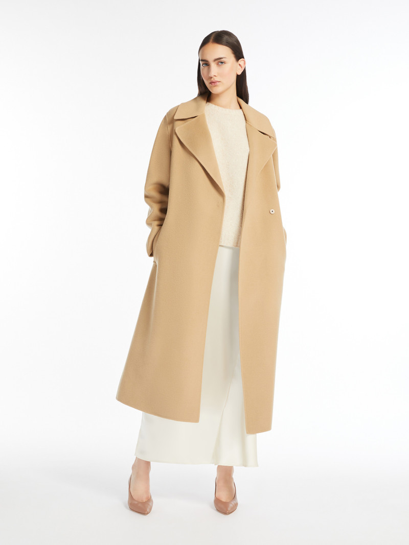 WEEKEND Max Mara MANU Long wool robe coat outlook
