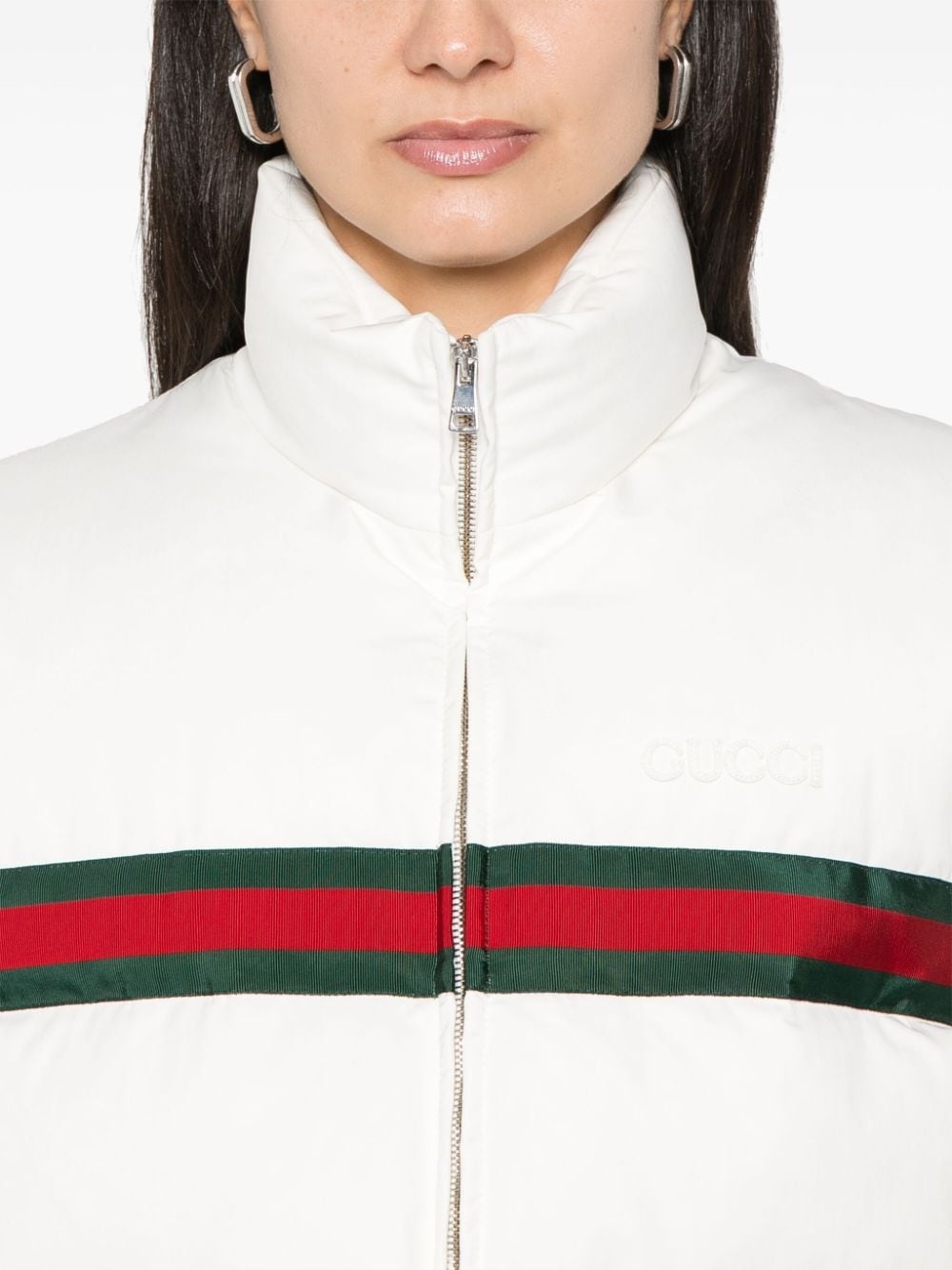 twill puffer jacket - 5