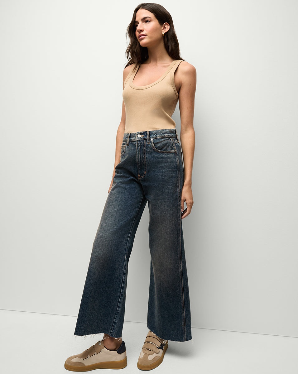 TAYLOR CROPPED WIDE-LEG JEAN - 4