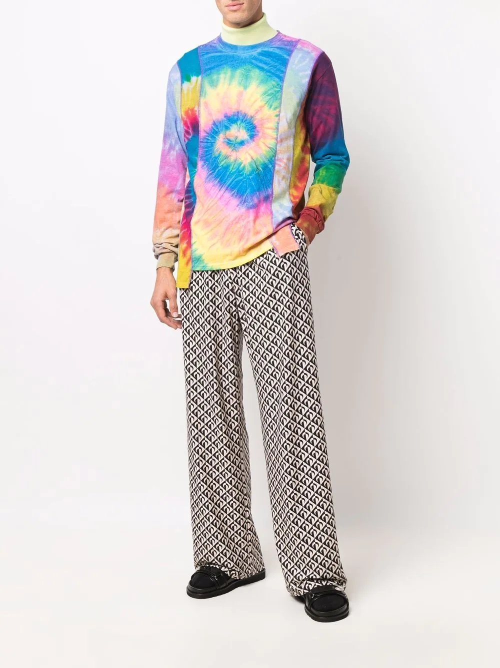 tie-dye print jumper - 2