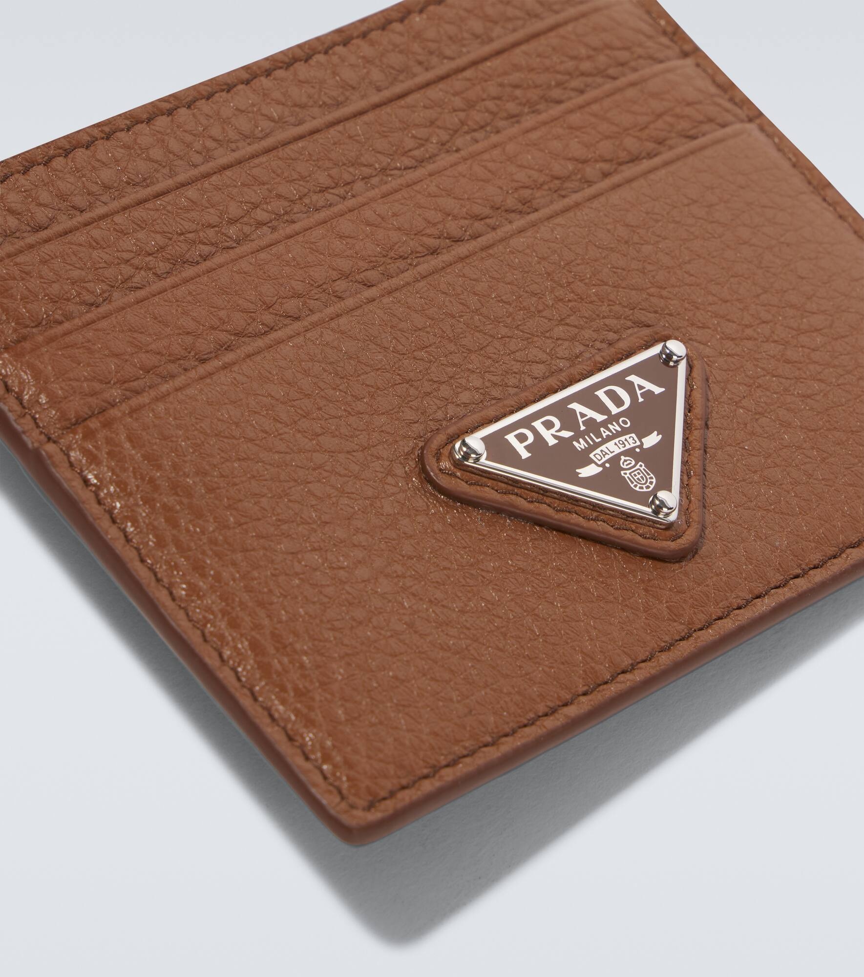 Logo leather card holder - 3
