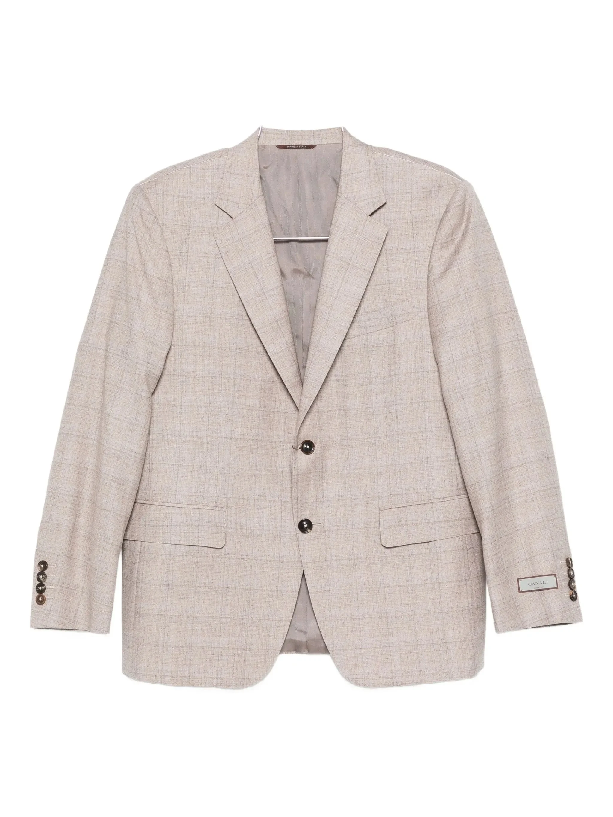 Canali Checked Single-breasted Suit - 1