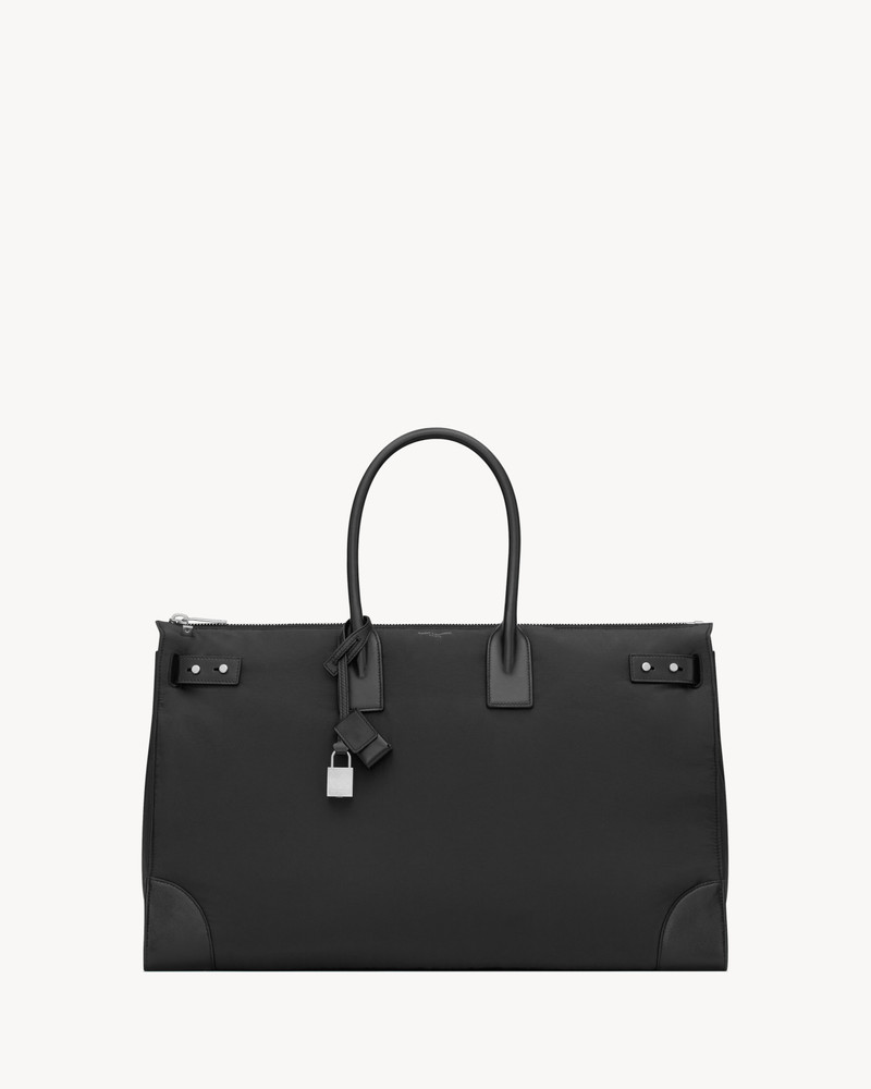 SAC DE JOUR 48H DUFFEL IN NYLON AND LEATHER - 1
