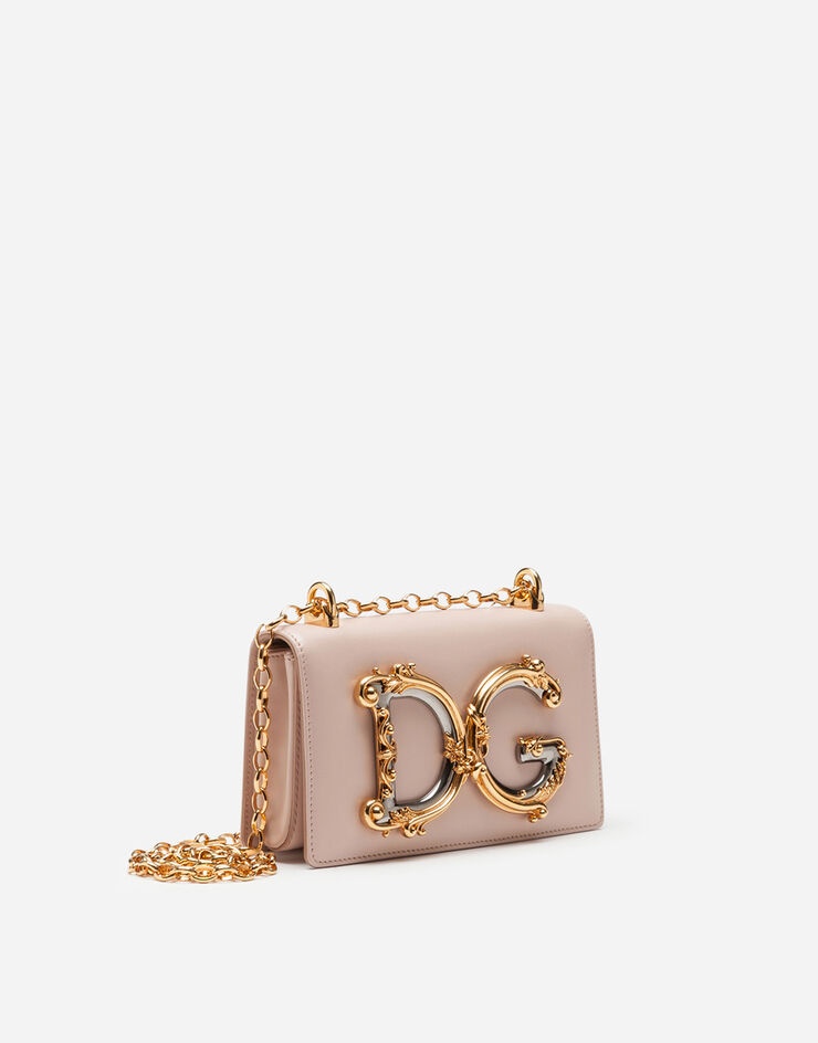 DG Girls phone bag in plain calfskin - 2