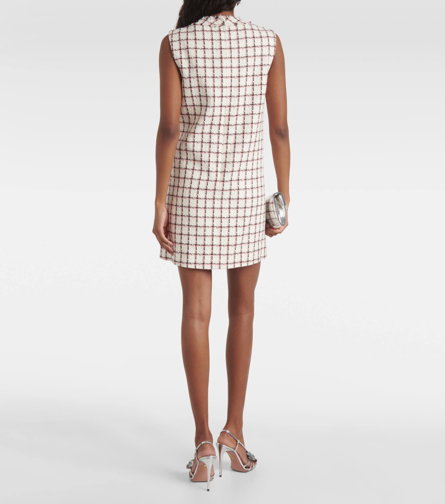 Laurel cotton-blend tweed minidress - 3