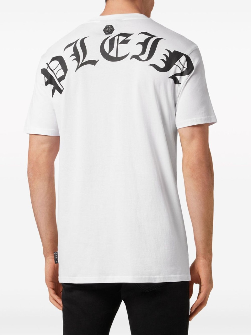 Smile-print cotton T-shirt 4