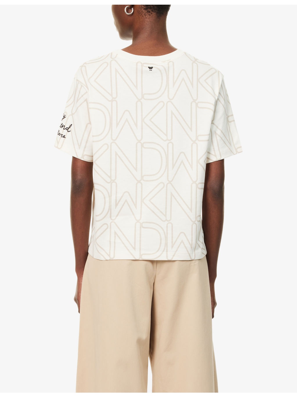 Acline Logo-Print Cotton T-Shirt - 4