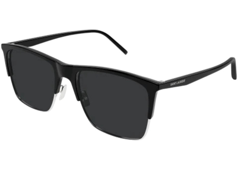 SAINT LAURENT Saint Laurent Square Sunglasses Black Black Black/-Black (SL 768-002) outlook