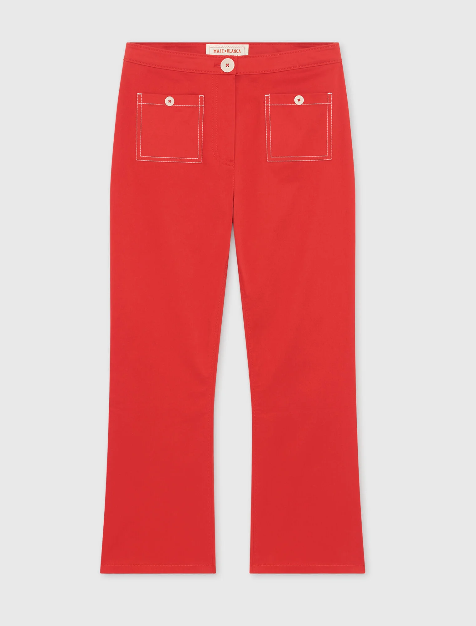Cotton Capri trousers - 1