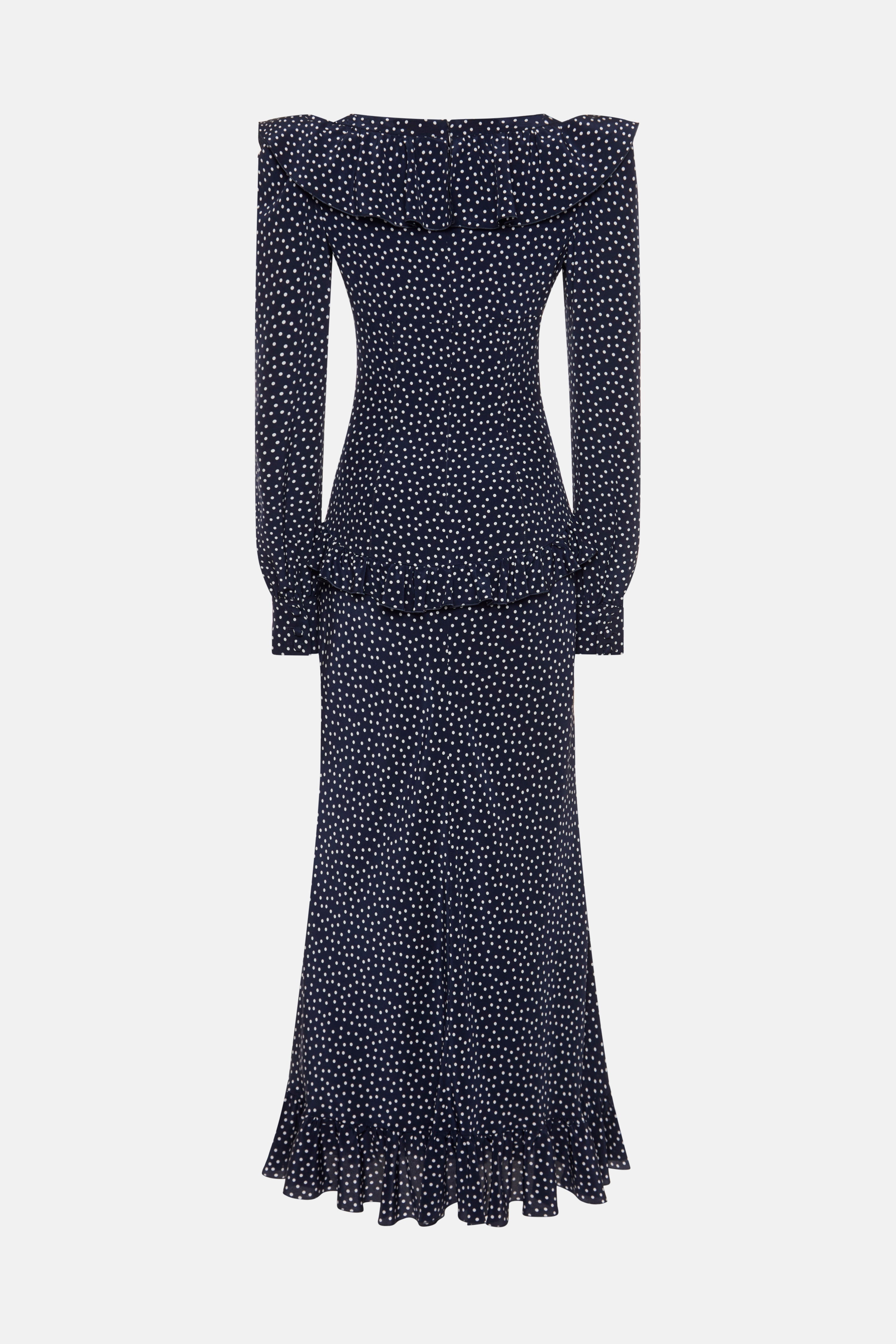 POLKA DOT DRESS WITH VOLANT - 2