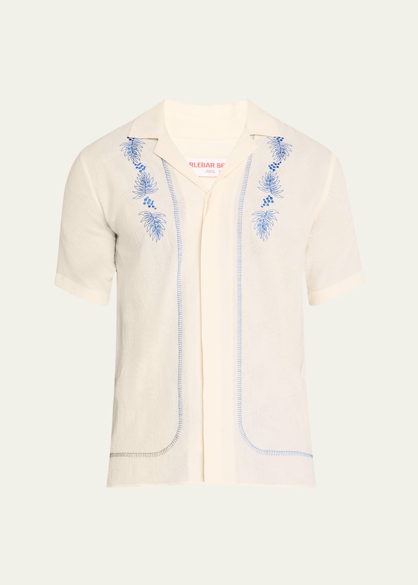 Men's Maitan Embroidered Camp Shirt - 1