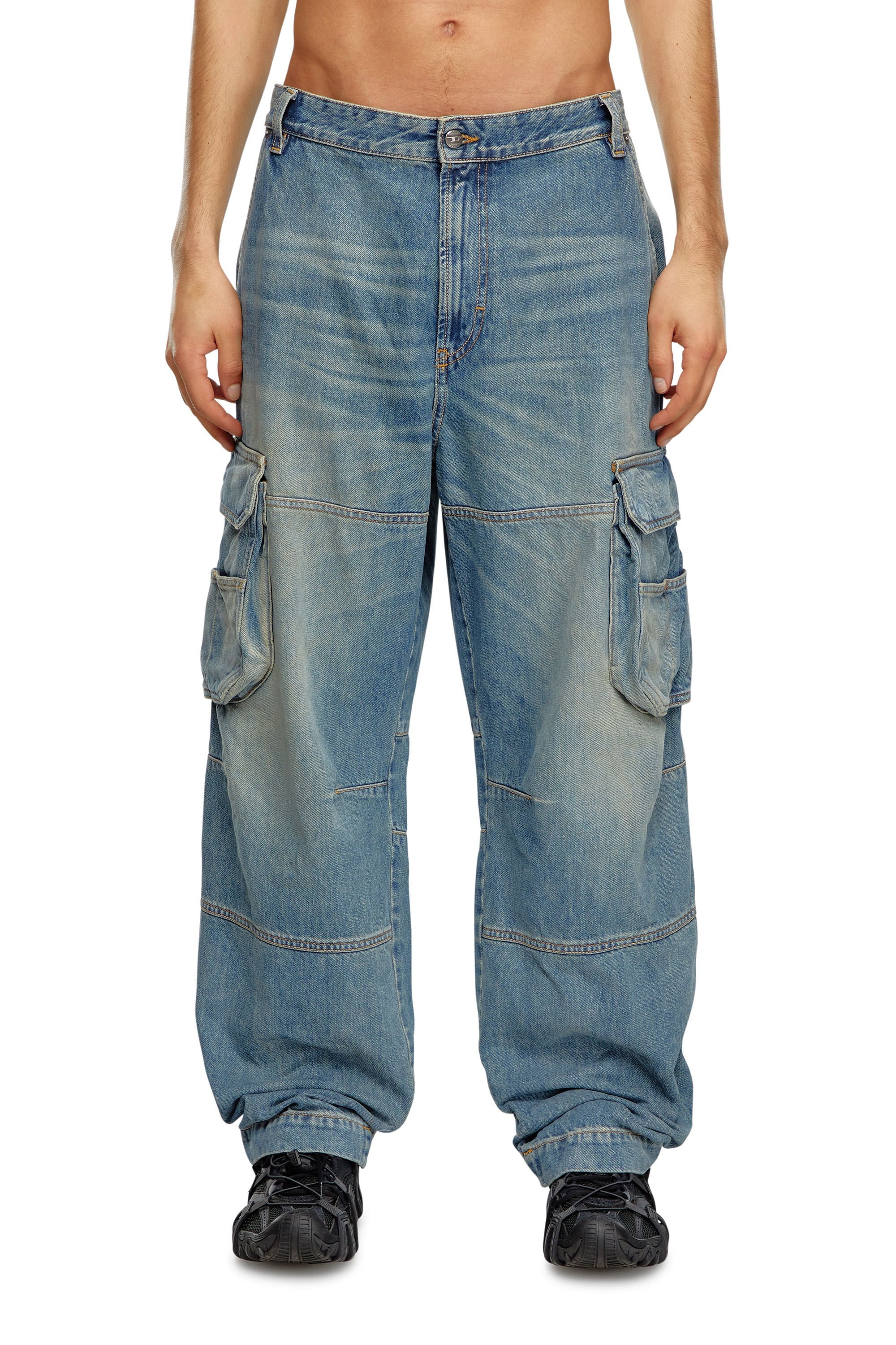 STRAIGHT JEANS D-FISH 09J83 - 3