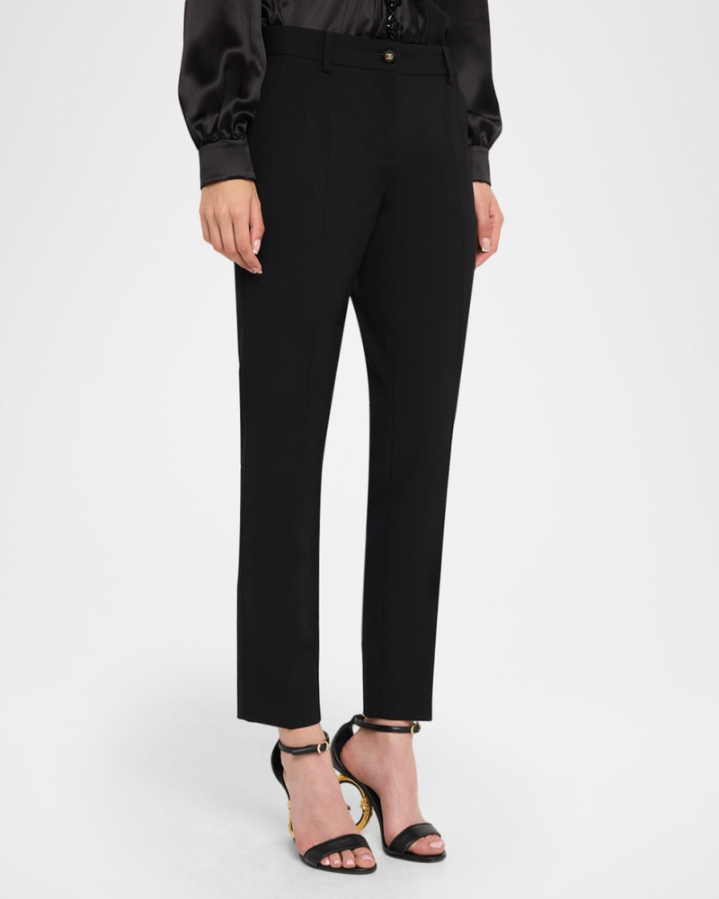 Tailored Wool-Blend Pants 4