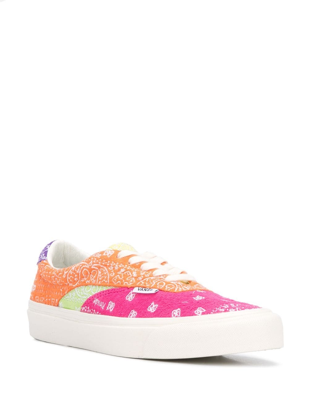 patterned low-top trainers - 2