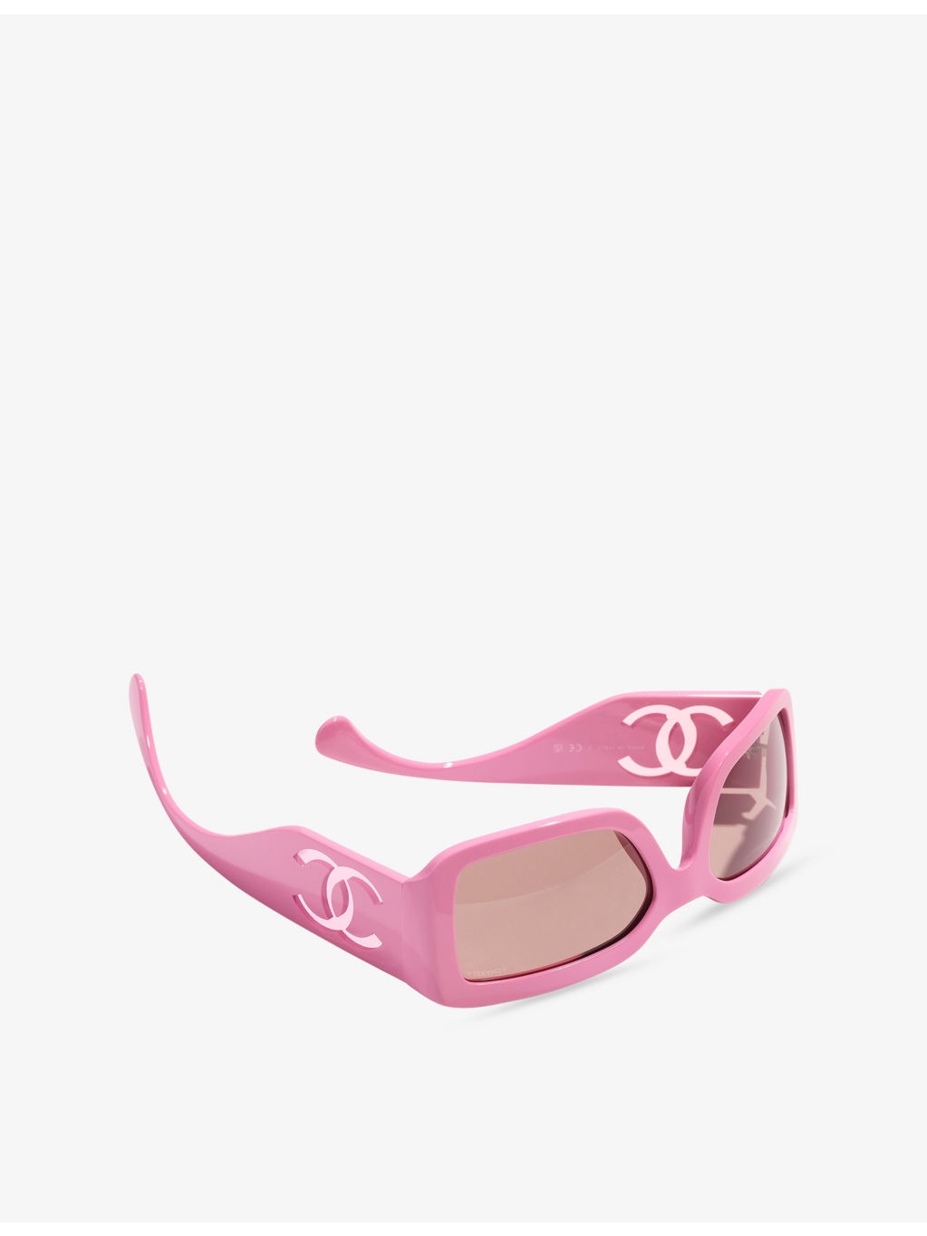 CH5526 Rectangle-Frame Acetate Sunglasses - 5