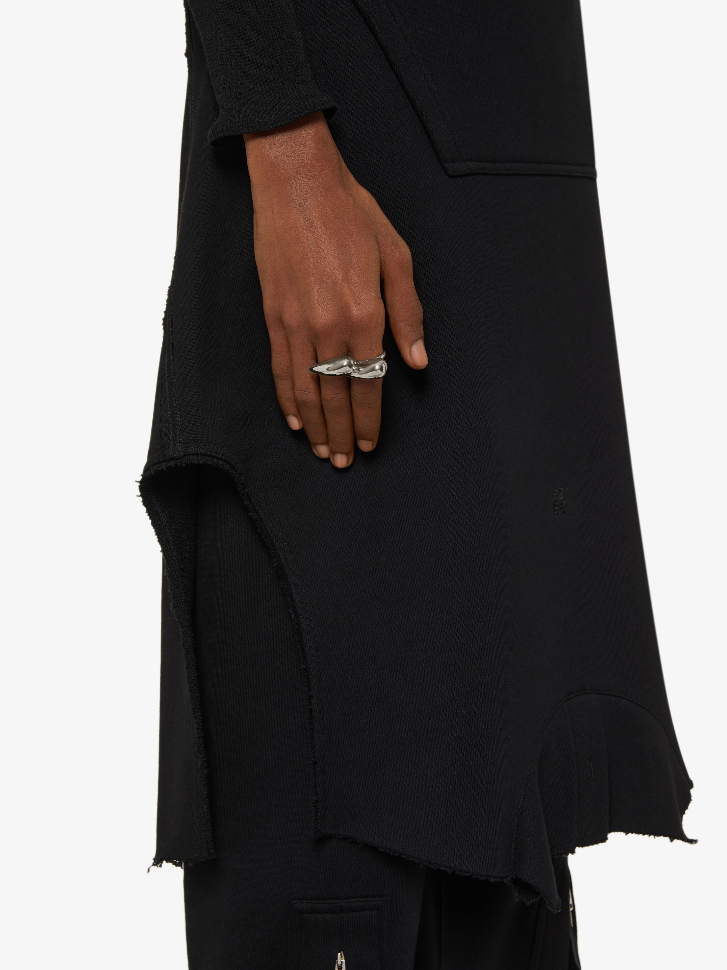 G TEARS DOUBLE FINGERS RING IN METAL - 3