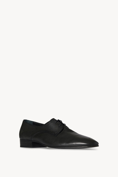 The Row Dylan Derby Shoe in Leather outlook