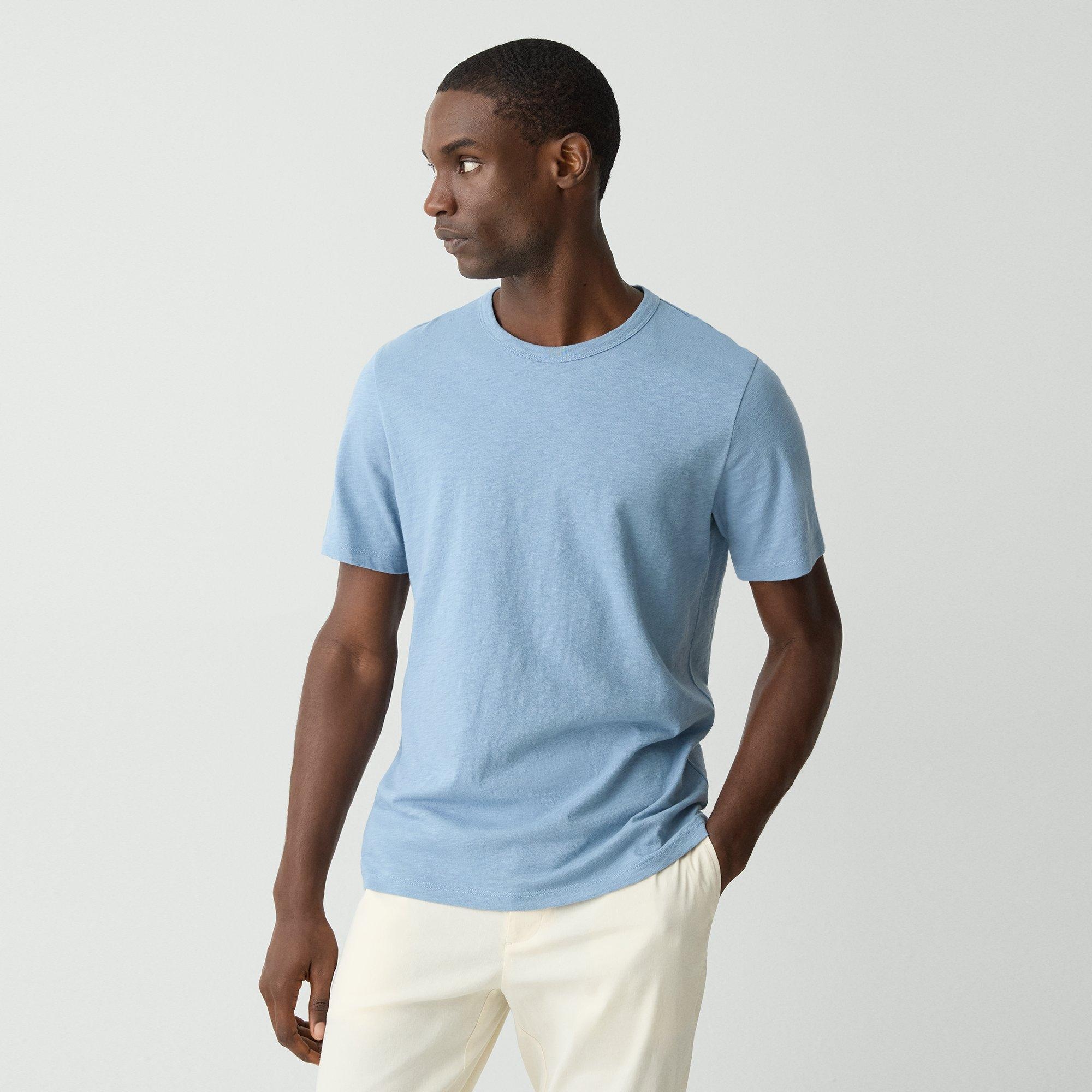Essential Tee in Cosmos Slub Cotton - 3