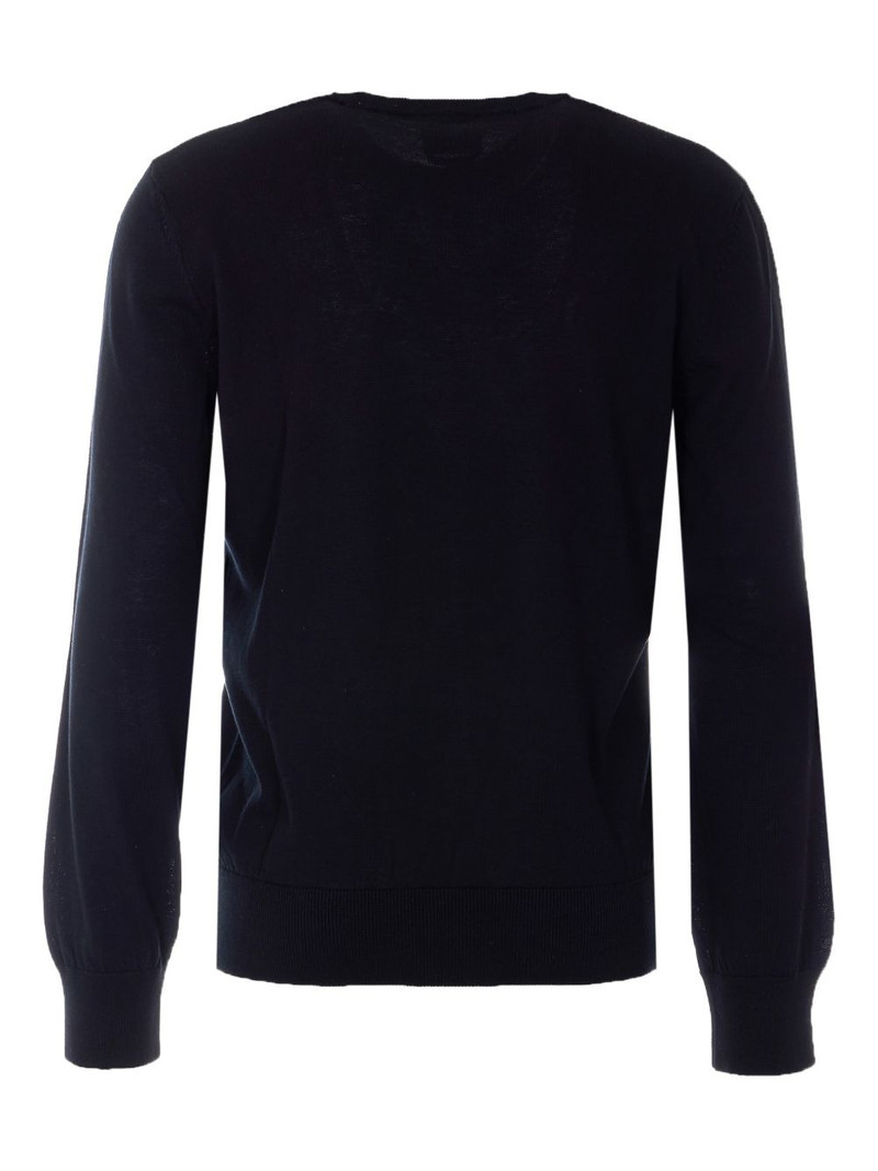 A.P.C. embroidered-logo crew-neck sweater outlook