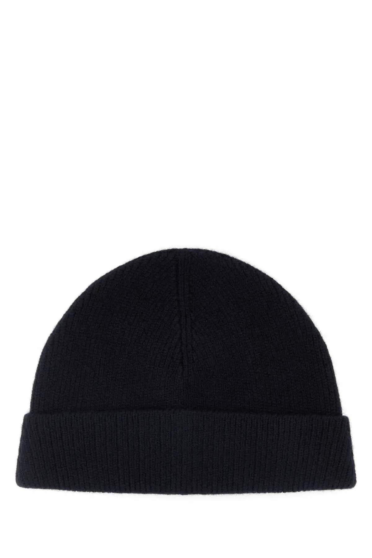 Lemaire Men Midnight Blue Wool Blend Beanie Hat - 1