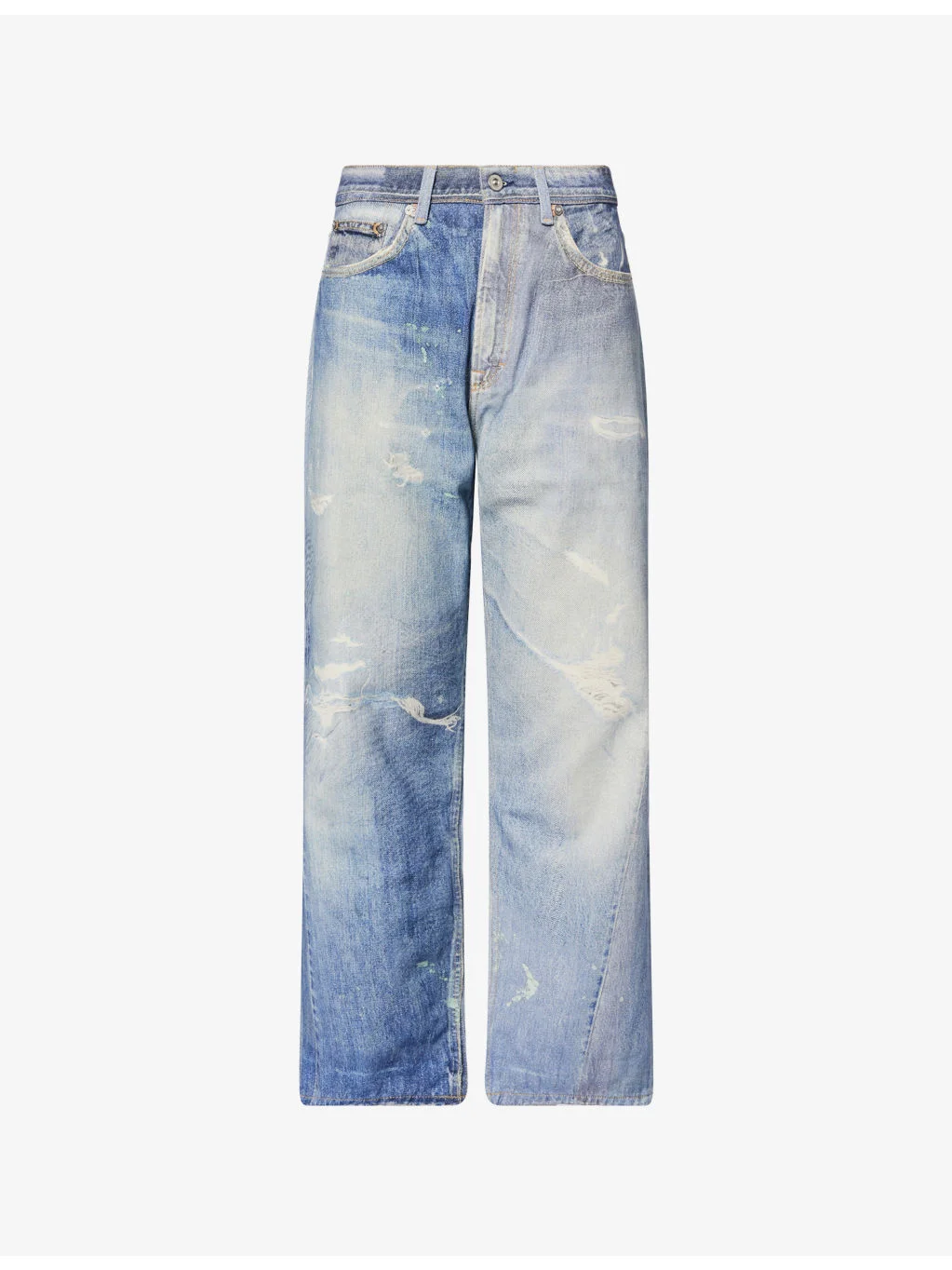 Third Cut Faded-Wash Denim Jeans - 1