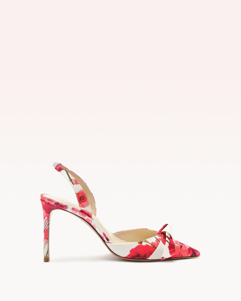 CLARITA SLINGBACK 85 FLORAL PINK - 1